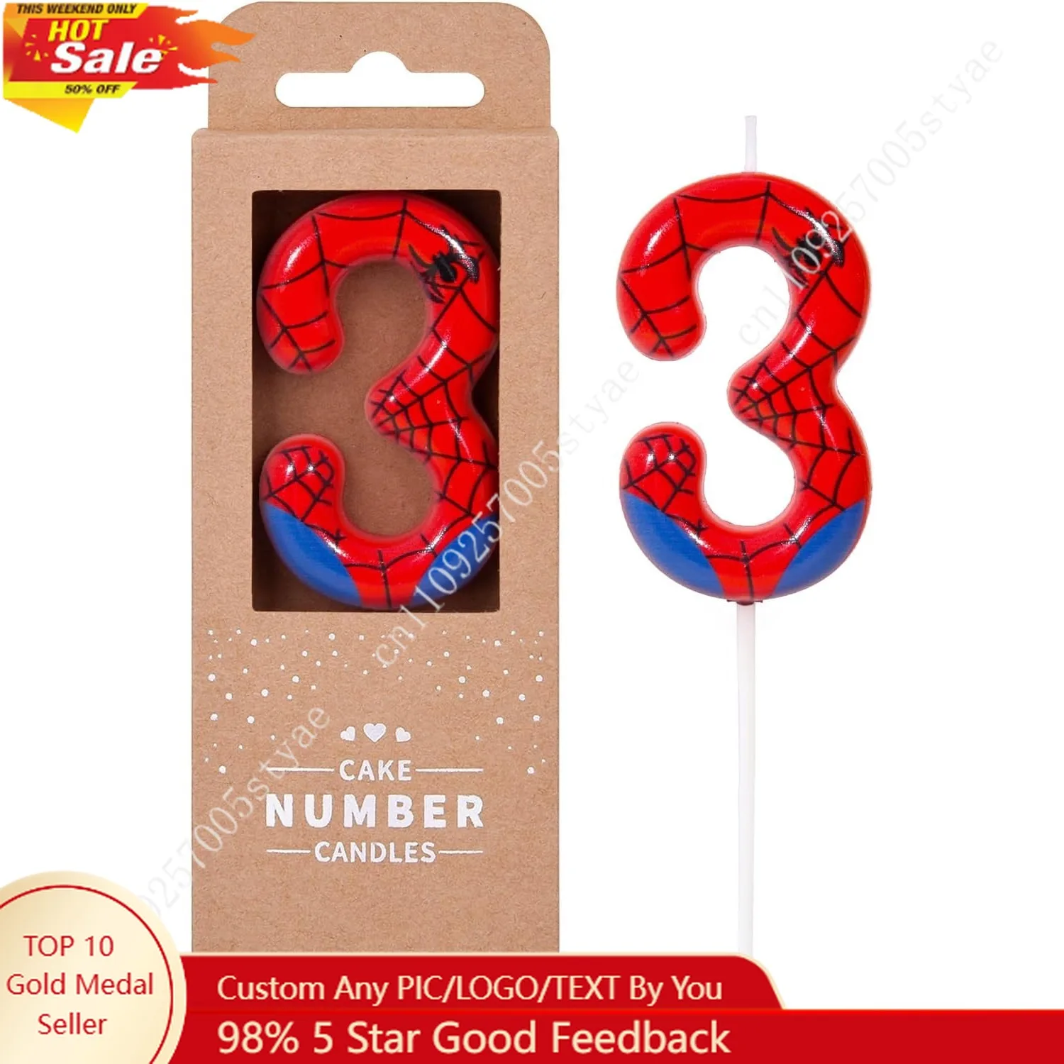 Pirthday Cake 3 in Number Spider Birthday Candles Spider Cosplay Cartoon Themed Number Candles Cake Number Candles Celebration
Pirthday Cake 3 in Number Spider Birthday Candles Spider Cosplay Cartoon Themed Number Candles Cake Number Candles Celebration
