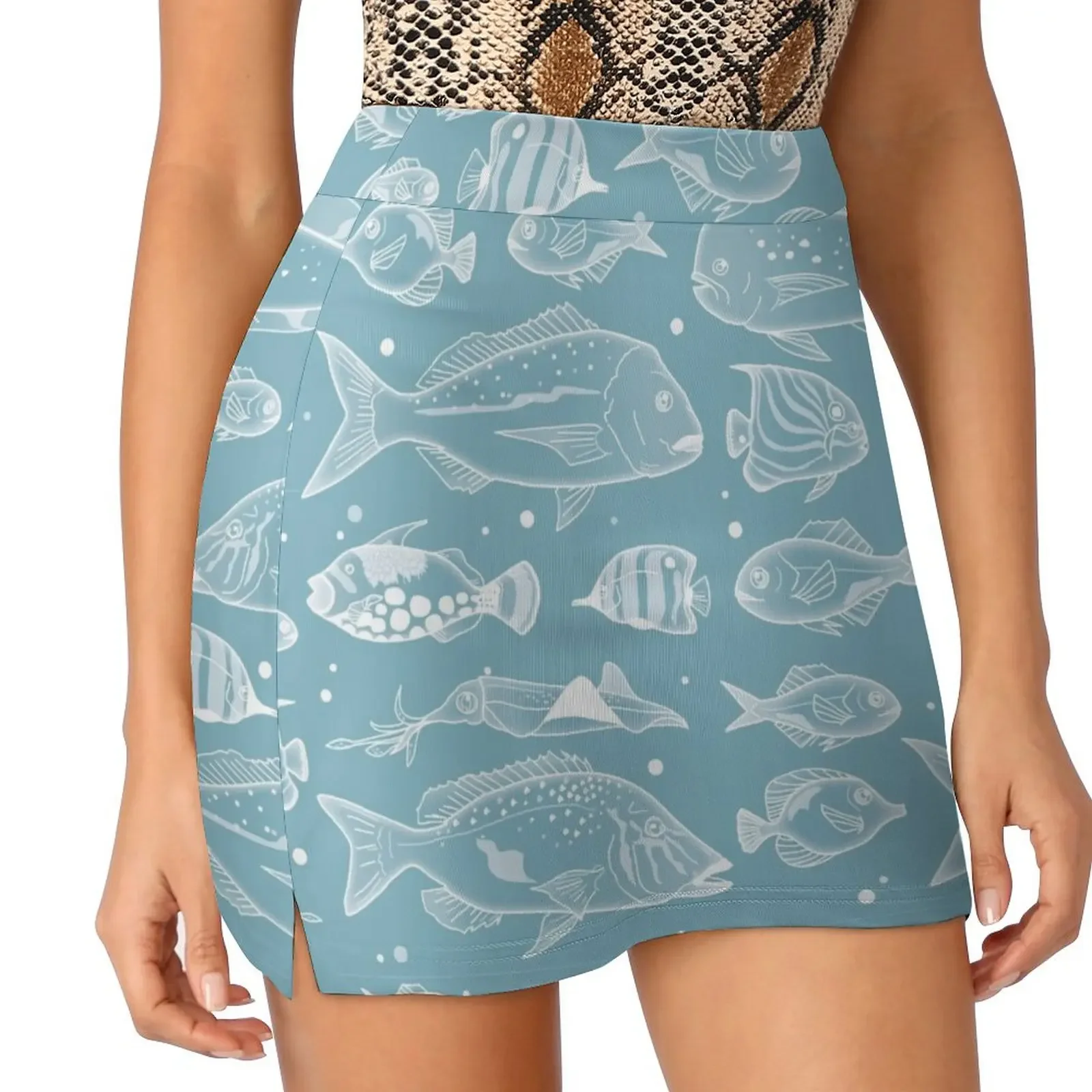 Ocean Fish Pattern Mini Skirt skirt for woman extreme mini dress short skirts for women
Ocean Fish Pattern Mini Skirt skirt for woman extreme mini dress short skirts for women
