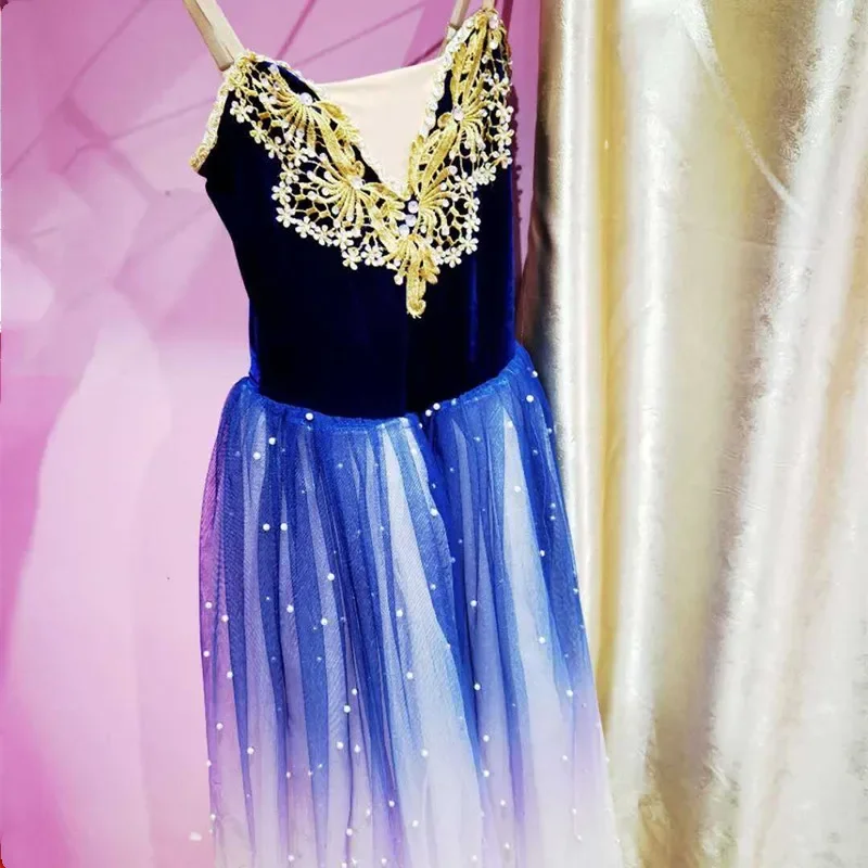 Royal Blue Ballerina Dress Girls Ballet Skirt Long Dance Dress For Children Women Performance Costumes Girls Sling Belly Dance
Royal Blue Ballerina Dress Girls Ballet Skirt Long Dance Dress For Children Women Performance Costumes Girls Sling Belly Dance