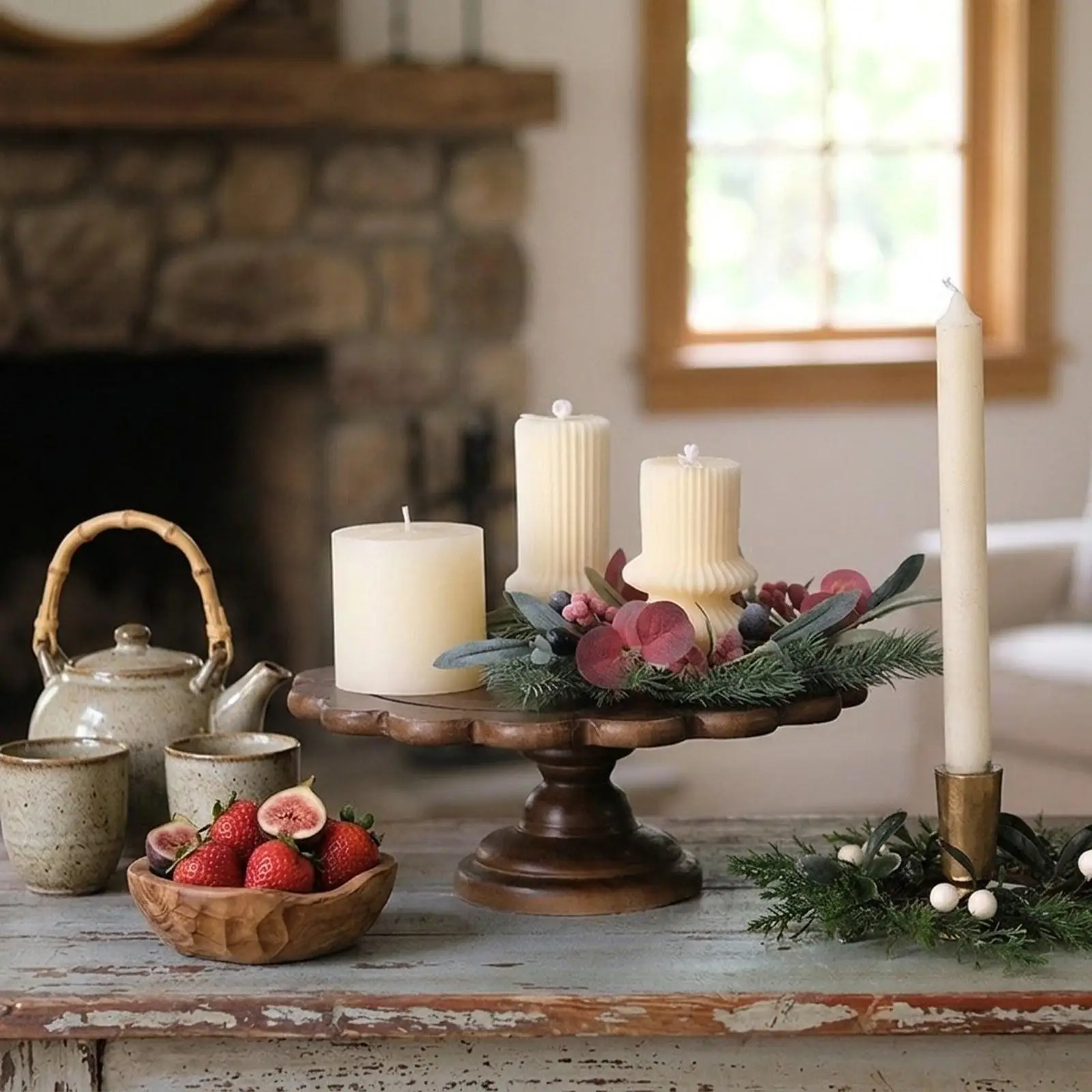 Wood Riser Cake Stand Space Saving Rustic Dessert Tray Pedestal Stand Dessert Display Serving Tray for Living Room Jewelry Party
Wood Riser Cake Stand Space Saving Rustic Dessert Tray Pedestal Stand Dessert Display Serving Tray for Living Room Jewelry Party