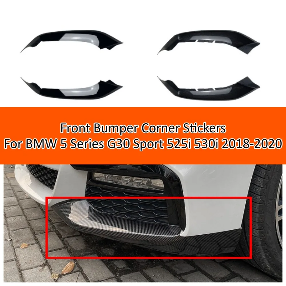 Front Bumper Corner Stickers For BMW 5 Series G30 Sport 525i 530i 2018-2020 Exterior Styling Decal Modification Trim Kits
Front Bumper Corner Stickers For BMW 5 Series G30 Sport 525i 530i 2018-2020 Exterior Styling Decal Modification Trim Kits