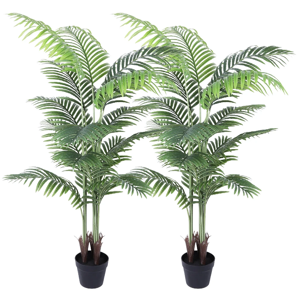 Faux Areca Palm Plant 5FT Tropical Palm Plant Dypsis Lutescens Plants in Pot for Indoor Outdoor Home Office Garden Decoration
Faux Areca Palm Plant 5FT Tropical Palm Plant Dypsis Lutescens Plants in Pot for Indoor Outdoor Home Office Garden Decoration