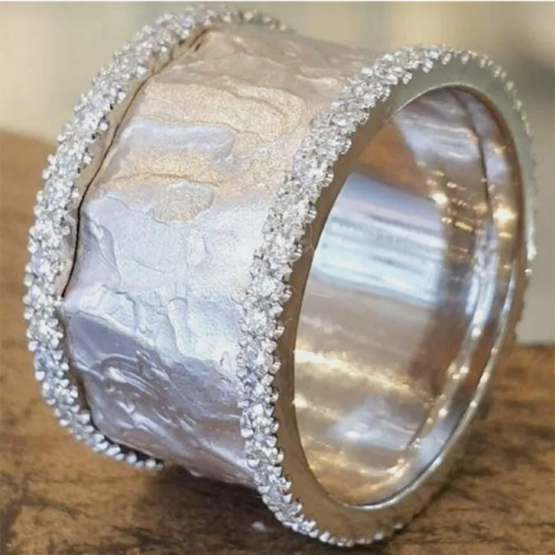 KSRA Minimalist Sliver Color Inlay Zircon Hoop Exquisite Ring For Women Party Accessories Fashion Custom Jewelry
KSRA Minimalist Sliver Color Inlay Zircon Hoop Exquisite Ring For Women Party Accessories Fashion Custom Jewelry 