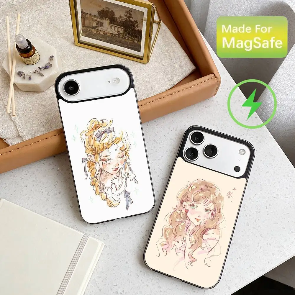 Gentle Girl Pastel Phone Case For iPhone17,16,15,14,13,12,11 Max Black Wireless Charging Protecitve Cover
Gentle Girl Pastel Phone Case For iPhone17,16,15,14,13,12,11 Max Black Wireless Charging Protecitve Cover