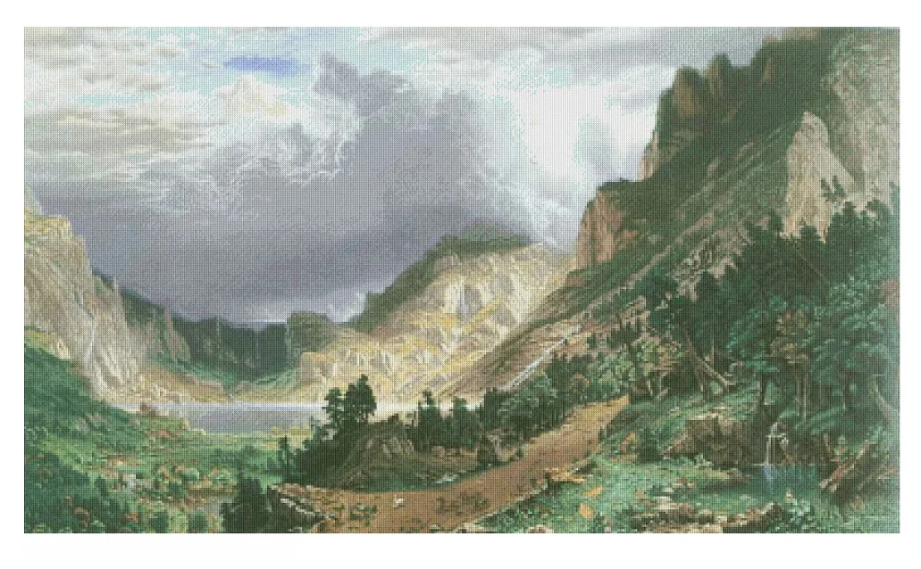 Storm in the Mountains sewing kit 18CT 16CT 14CT Unprinted Cross Stitch Kits Embroidery Art DIY Handmade Needlework Home Decor
Storm in the Mountains sewing kit 18CT 16CT 14CT Unprinted Cross Stitch Kits Embroidery Art DIY Handmade Needlework Home Decor