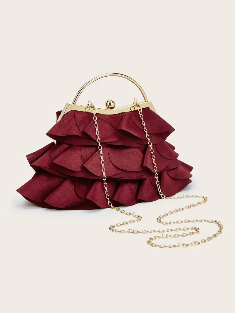 2026 Wine Red Rose Petal Women's Chain Handbag New Banquet Bridal Dress Bag Hundred Fold Cloud Bag
2026 Wine Red Rose Petal Women's Chain Handbag New Banquet Bridal Dress Bag Hundred Fold Cloud Bag