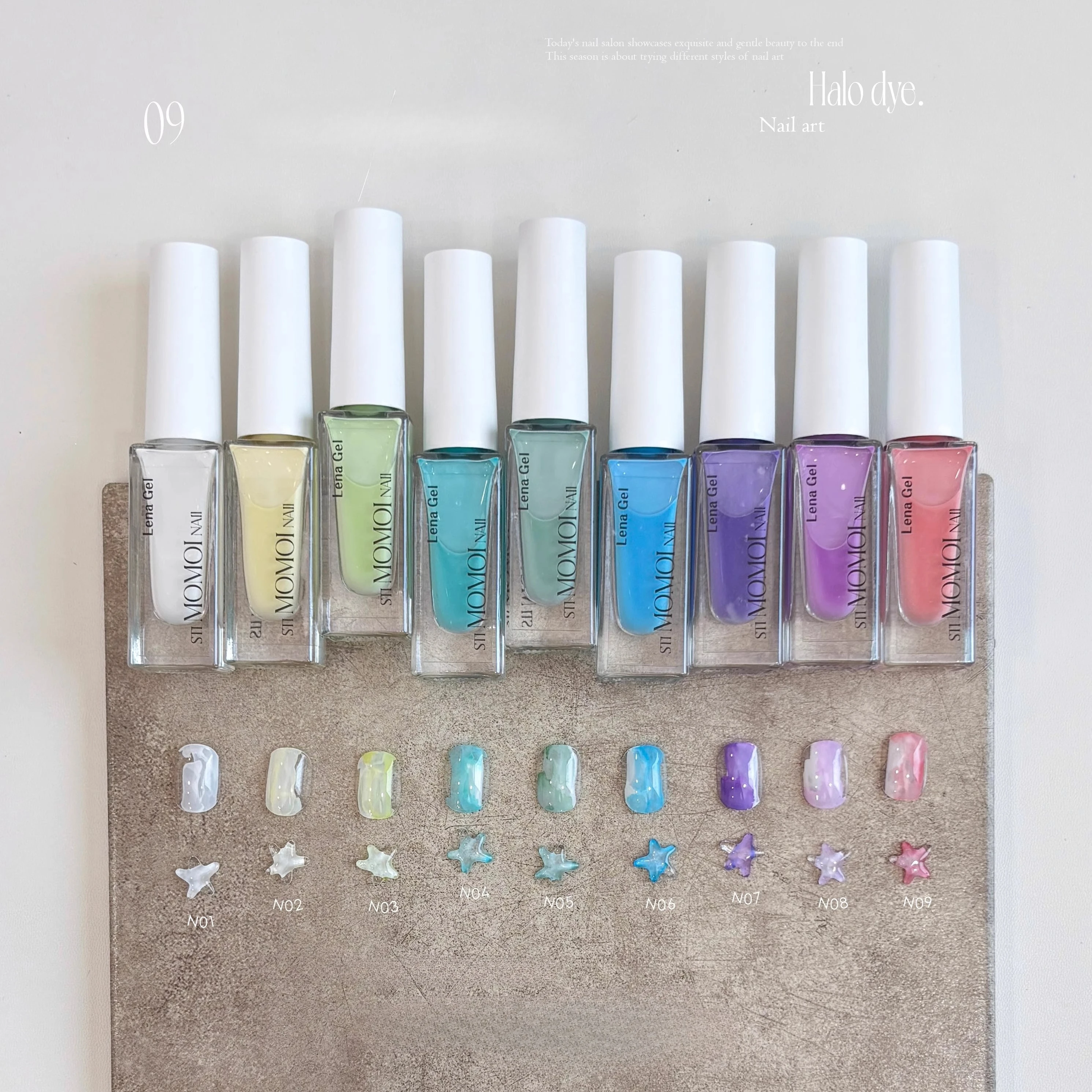 9Pcs 7ML Blooming Nail Polish Marble Ink Smoke Effect Gel Watercolor Nail Art Blossom Gel Semi Permanent Soak Off UV Gel Varnish
9Pcs 7ML Blooming Nail Polish Marble Ink Smoke Effect Gel Watercolor Nail Art Blossom Gel Semi Permanent Soak Off UV Gel Varnish