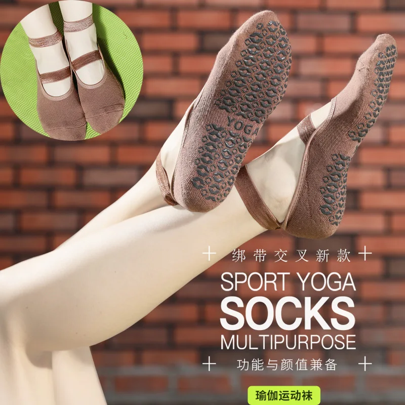 Cross tied Pilates socks with plush and thickened special dance socks for indoor sports, anti slip yoga socks
Cross tied Pilates socks with plush and thickened special dance socks for indoor sports, anti slip yoga socks