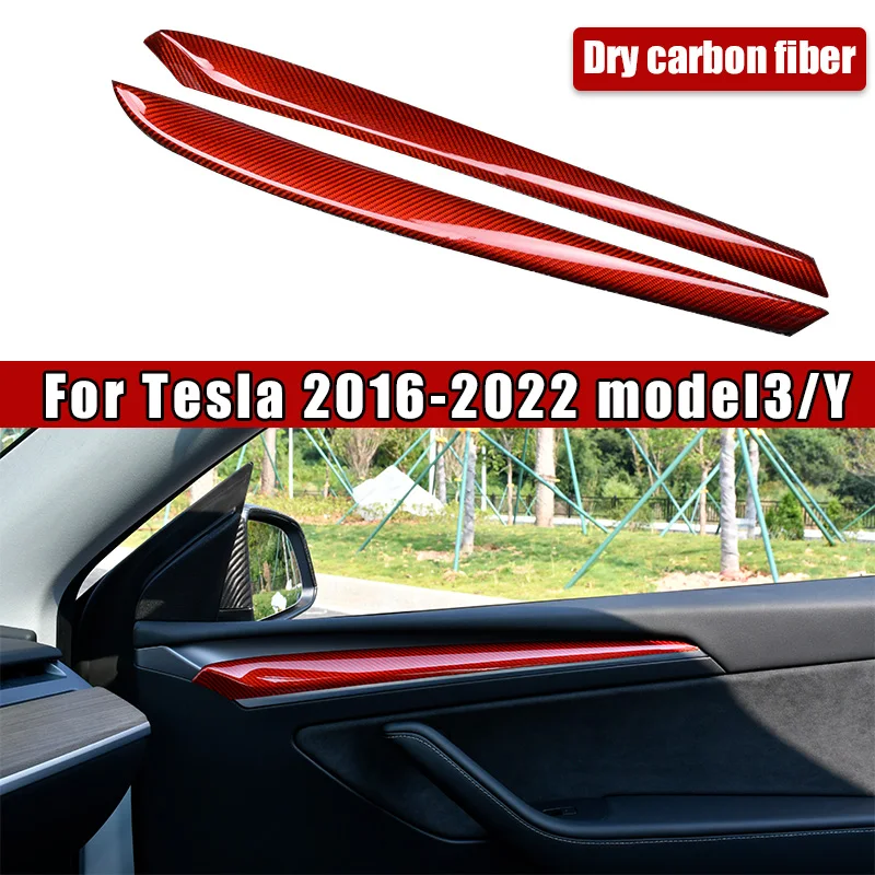 For 2016-2022 Tesla MODEL 3 MODELY Real Dry Carbon Fiber Door Trim Auto Parts High Quality Door Frame Trim
For 2016-2022 Tesla MODEL 3 MODELY Real Dry Carbon Fiber Door Trim Auto Parts High Quality Door Frame Trim