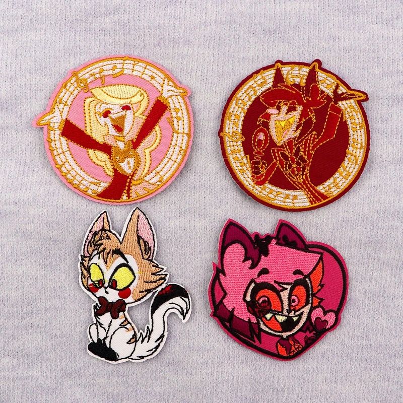 New Cartoon Hell Inn Embroidery Patch Animation Stickers DIY Boys and Girls Clothing Luggage Ironing Iron Patch
New Cartoon Hell Inn Embroidery Patch Animation Stickers DIY Boys and Girls Clothing Luggage Ironing Iron Patch
