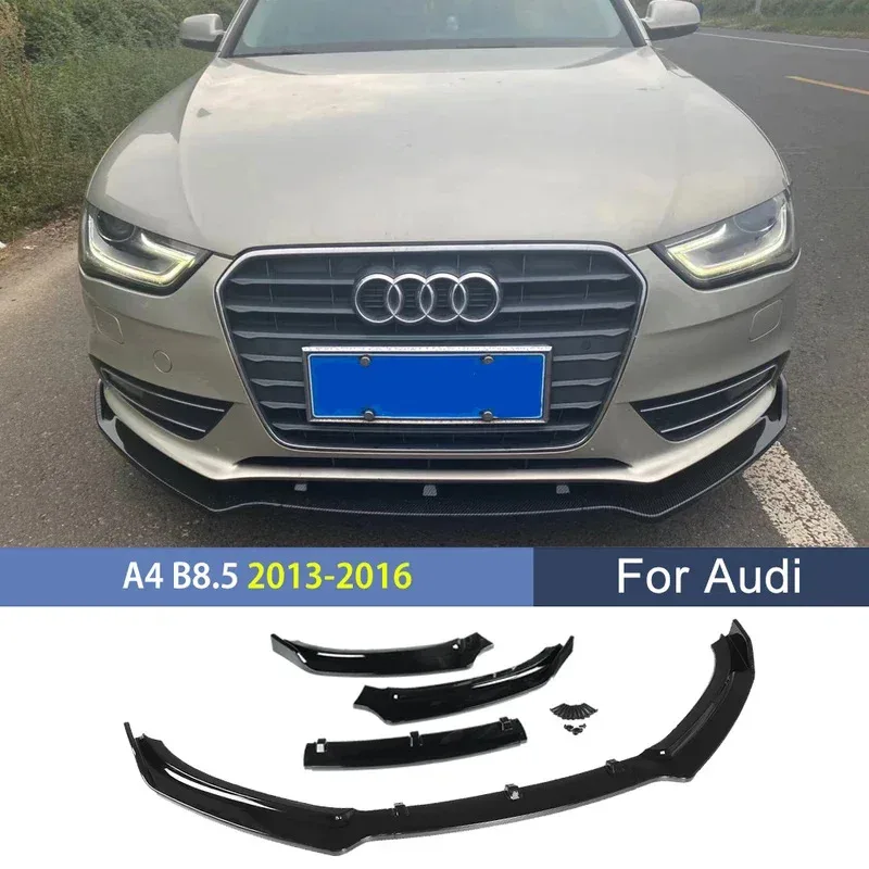 front Lip for Audi A4 B8.5 2013 2014 2015 2016 3PCS in One Car Bumper Blade Lower Splitter Spoiler Guard Auto Accessories
front Lip for Audi A4 B8.5 2013 2014 2015 2016 3PCS in One Car Bumper Blade Lower Splitter Spoiler Guard Auto Accessories