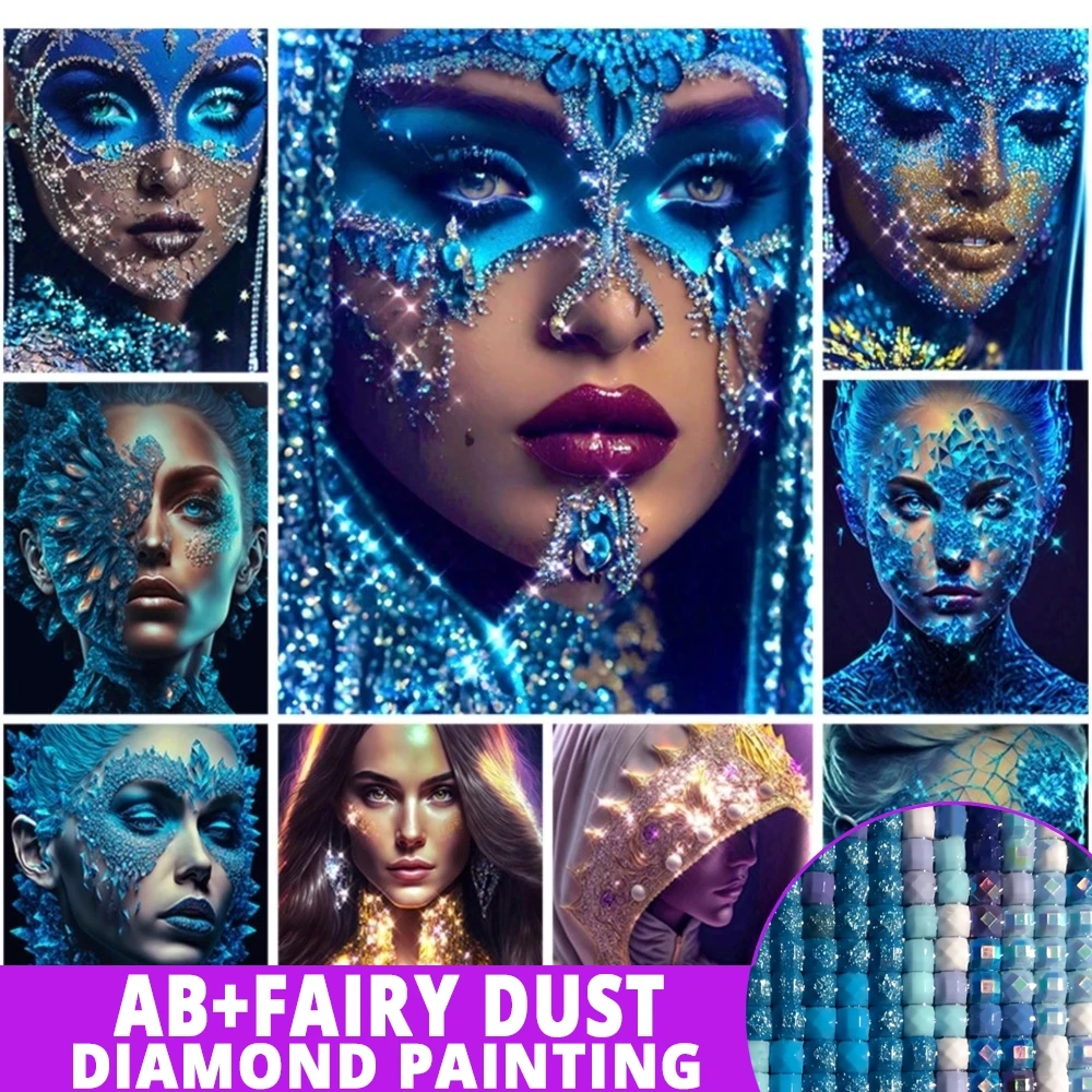 Алмазная живопись AB Fairy Dust 5D со сверкающими бриллиантами, полная вышивка, фотография портрет из мозаики, декор для вышивки крестиком
Алмазная живопись AB Fairy Dust 5D со сверкающими бриллиантами, полная вышивка, фотография портрет из мозаики, декор для вышивки крестиком