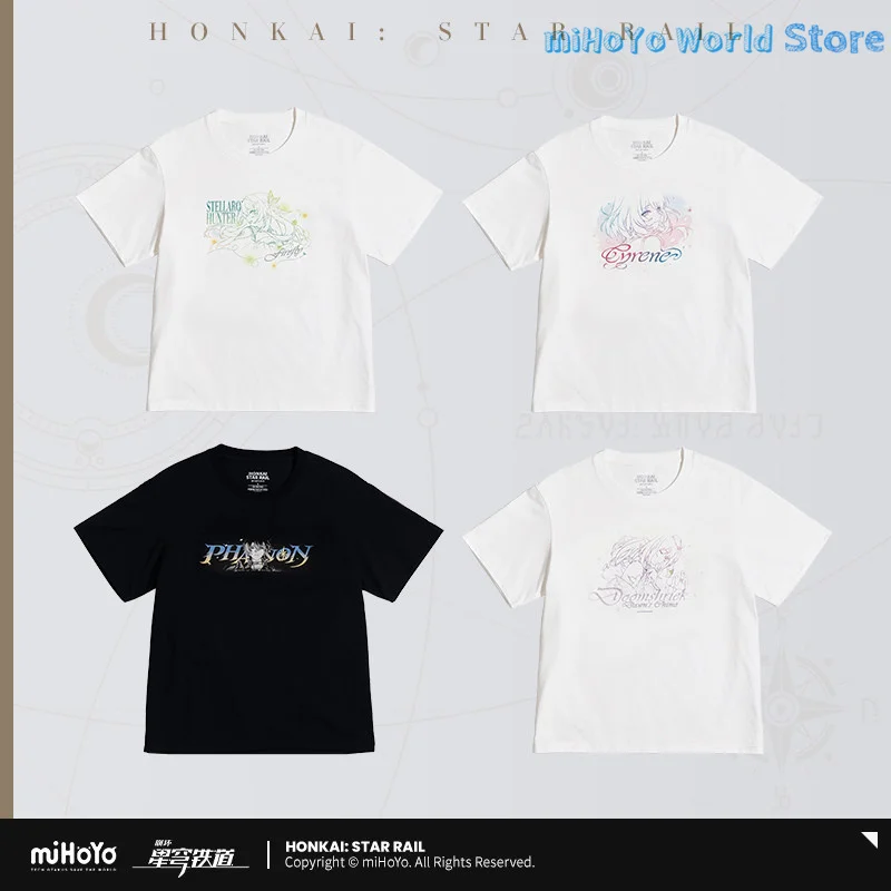 Castorice Shirt Honkai Star Rail Original Phainon Cyrene Firefly T-shirt Short Sleeves Cosplay Doujin Birthday Gifts
Castorice Shirt Honkai Star Rail Original Phainon Cyrene Firefly T-shirt Short Sleeves Cosplay Doujin Birthday Gifts