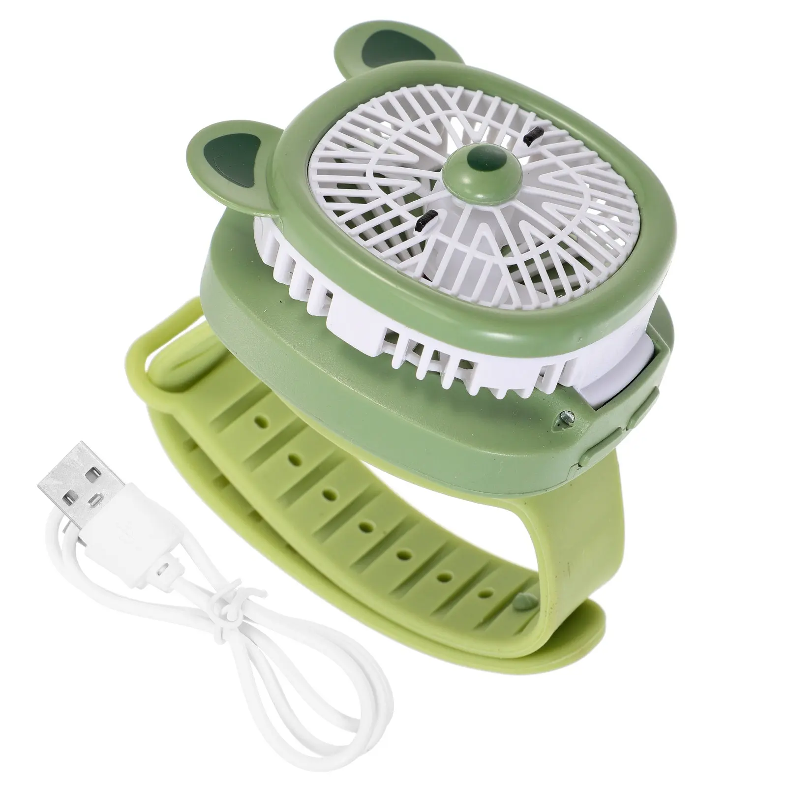 Cartoon Watch Fan Portable USB Rechargeable Wrist Fan Easy to Operate Adjustable Comfortable Summer Outdoor Wear-Resistant
Cartoon Watch Fan Portable USB Rechargeable Wrist Fan Easy to Operate Adjustable Comfortable Summer Outdoor Wear-Resistant