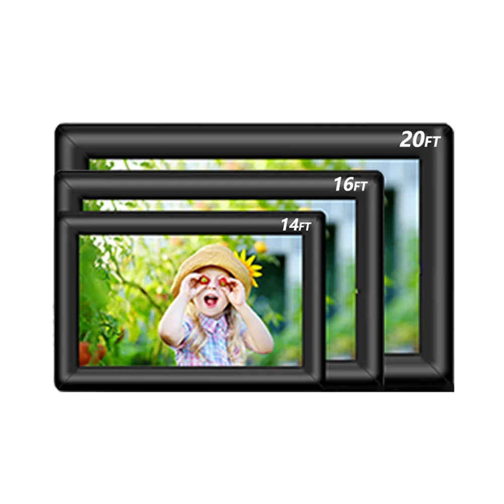 14FT 16FT 20FT Inflatable Outdoor Projector Movies Screen with Low-Noise Blower for Party Pool Fun Outdoor Front/Rear Projection
14FT 16FT 20FT Inflatable Outdoor Projector Movies Screen with Low-Noise Blower for Party Pool Fun Outdoor Front/Rear Projection