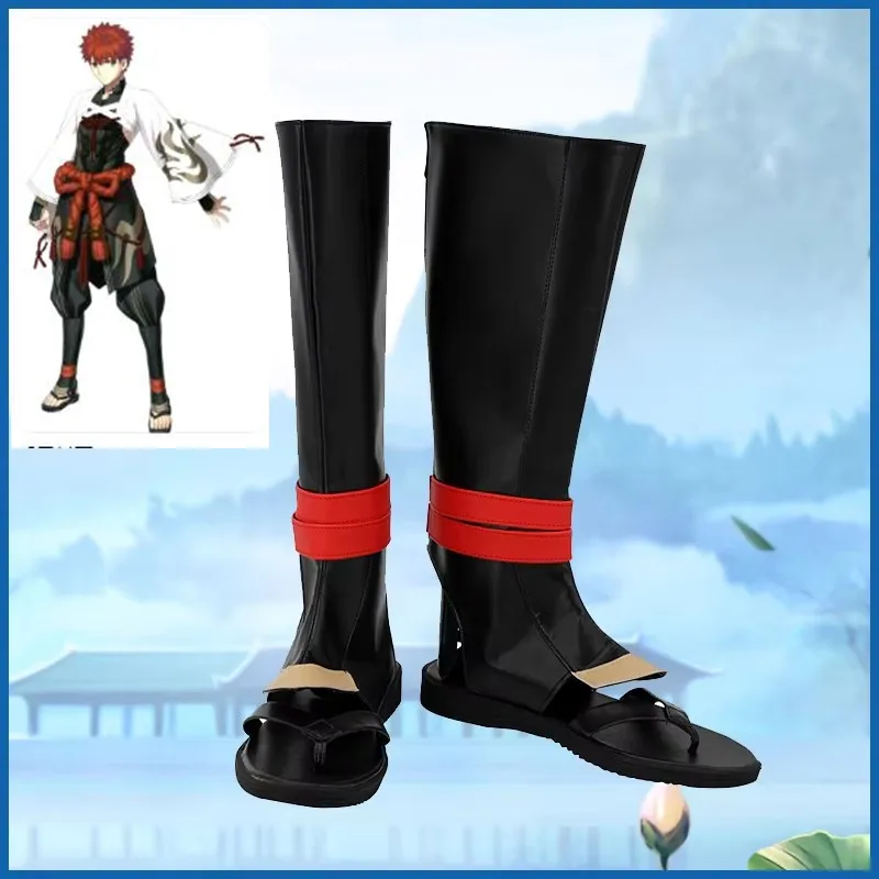 FGO Fate Senji Muramasa Косплей Костюм Обувь Черные ботинки ручной работы из искусственной кожи 
FGO Fate Senji Muramasa Косплей Костюм Обувь Черные ботинки ручной работы из искусственной кожи