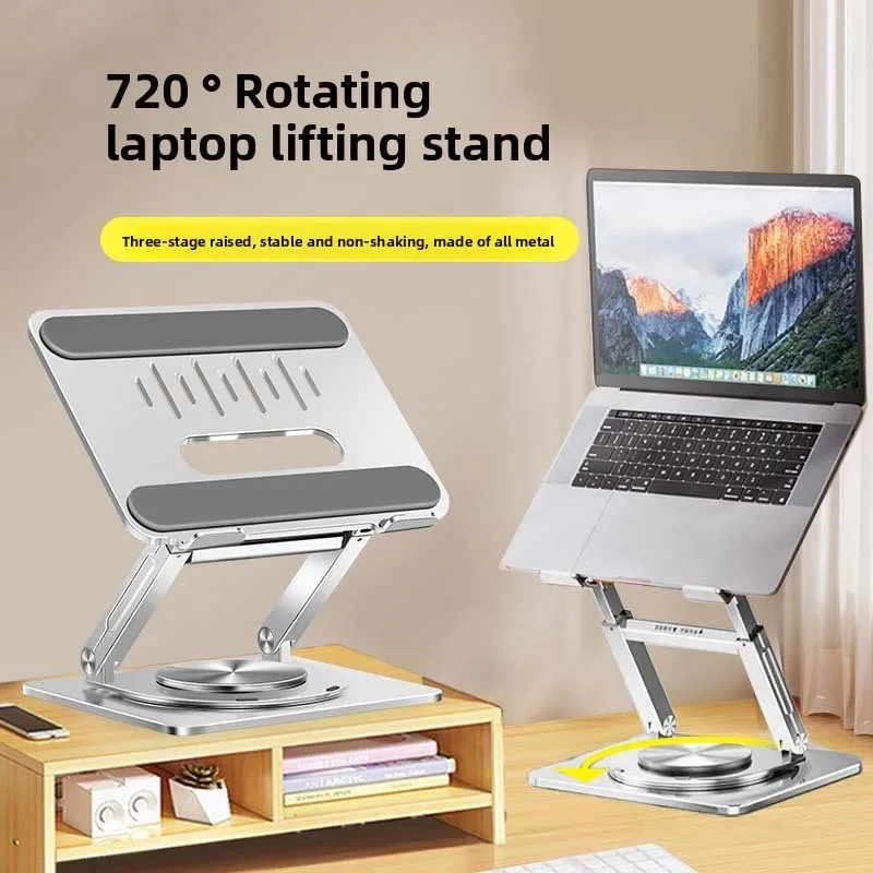 360 Degree Rotating Aluminum Alloy Laptop Stand Heat Dissipation Stretch Foldable Lifting Support Holder
360 Degree Rotating Aluminum Alloy Laptop Stand Heat Dissipation Stretch Foldable Lifting Support Holder