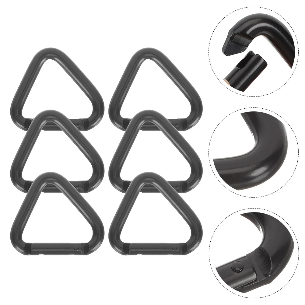 6 Pcs Triangle Carabiner Carabiners Clips Hook Large Buckle up Aluminum Alloy for Climbing
6 Pcs Triangle Carabiner Carabiners Clips Hook Large Buckle up Aluminum Alloy for Climbing