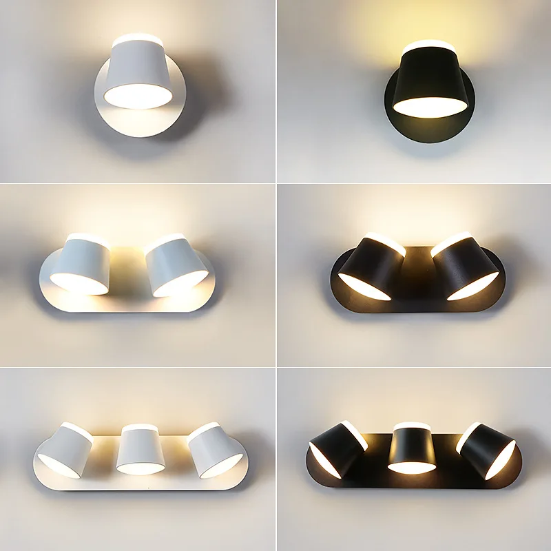 Modern Nordic LED Bedside Wall Lamp Hotel Living Room Bedroom Staircase Study Indoor Rotation Light Lighting Sconce Mounted Home
Modern Nordic LED Bedside Wall Lamp Hotel Living Room Bedroom Staircase Study Indoor Rotation Light Lighting Sconce Mounted Home