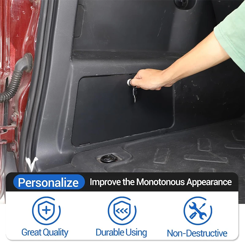 For Toyota FJ Cruiser 2007-2021 Car Trunk Storage Safe Box Panel Trunk Left Safe Lock Inserts Hidden Organizer Accessories
For Toyota FJ Cruiser 2007-2021 Car Trunk Storage Safe Box Panel Trunk Left Safe Lock Inserts Hidden Organizer Accessories