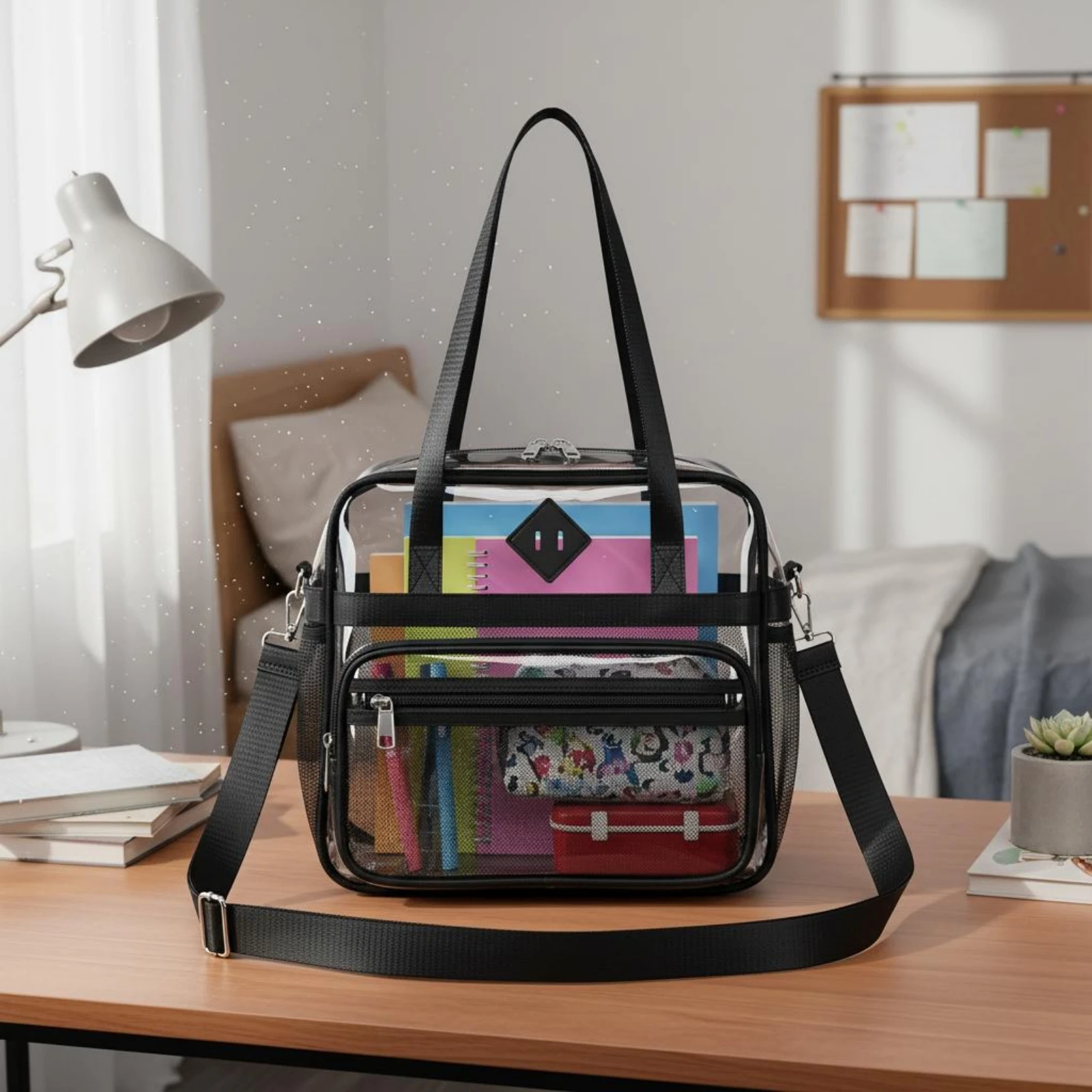 Clear Backpack Large Capacity Transparent School Bag Clear Shoulder Bag Waterproof Multi-Carry for Students
Clear Backpack Large Capacity Transparent School Bag Clear Shoulder Bag Waterproof Multi-Carry for Students