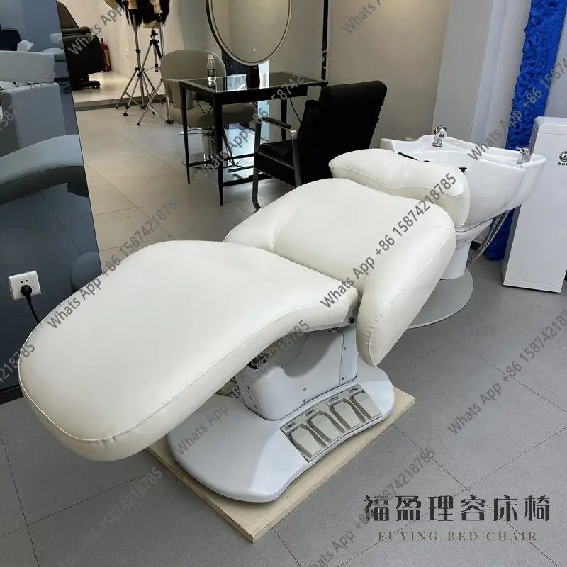 Hair chair flush bed integrated barber shop shampoo bed hair salon special hair salon semi-reclining
Hair chair flush bed integrated barber shop shampoo bed hair salon special hair salon semi-reclining