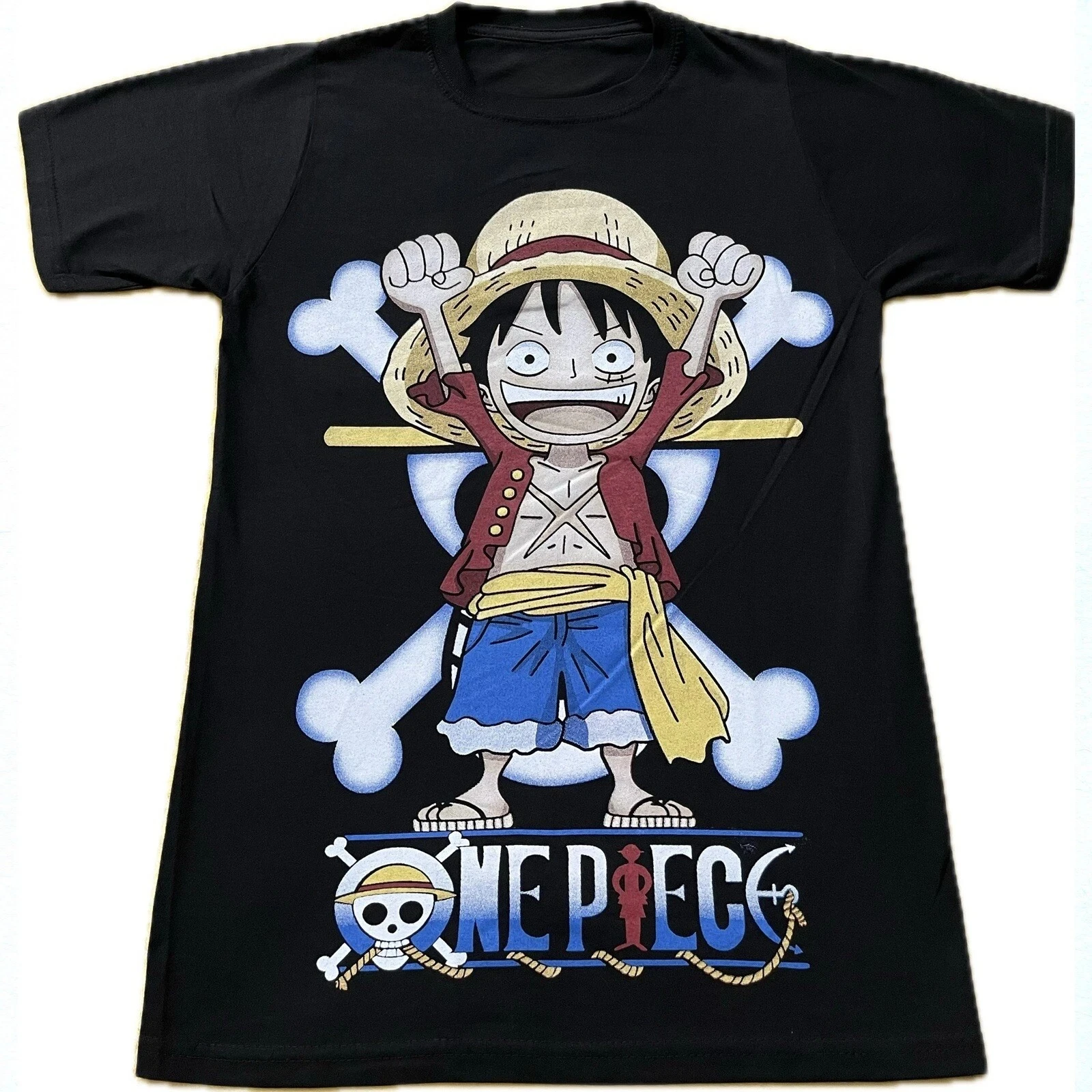 Мужская футболка с принтом японского аниме One Piece, футболка с короткими рукавами в стиле Харадзюку для мальчиков и детей, футболка с Луффи для детей
Мужская футболка с принтом японского аниме One Piece, футболка с короткими рукавами в стиле Харадзюку для мальчиков и детей, футболка с Луффи для детей