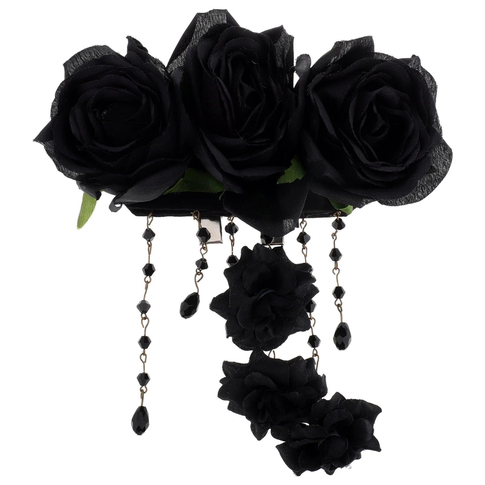 Gothic Hair Clips Black Rose Headpiece Women Lightweight Accessories Party Carnival Styling Tools Hair Decorations
Gothic Hair Clips Black Rose Headpiece Women Lightweight Accessories Party Carnival Styling Tools Hair Decorations