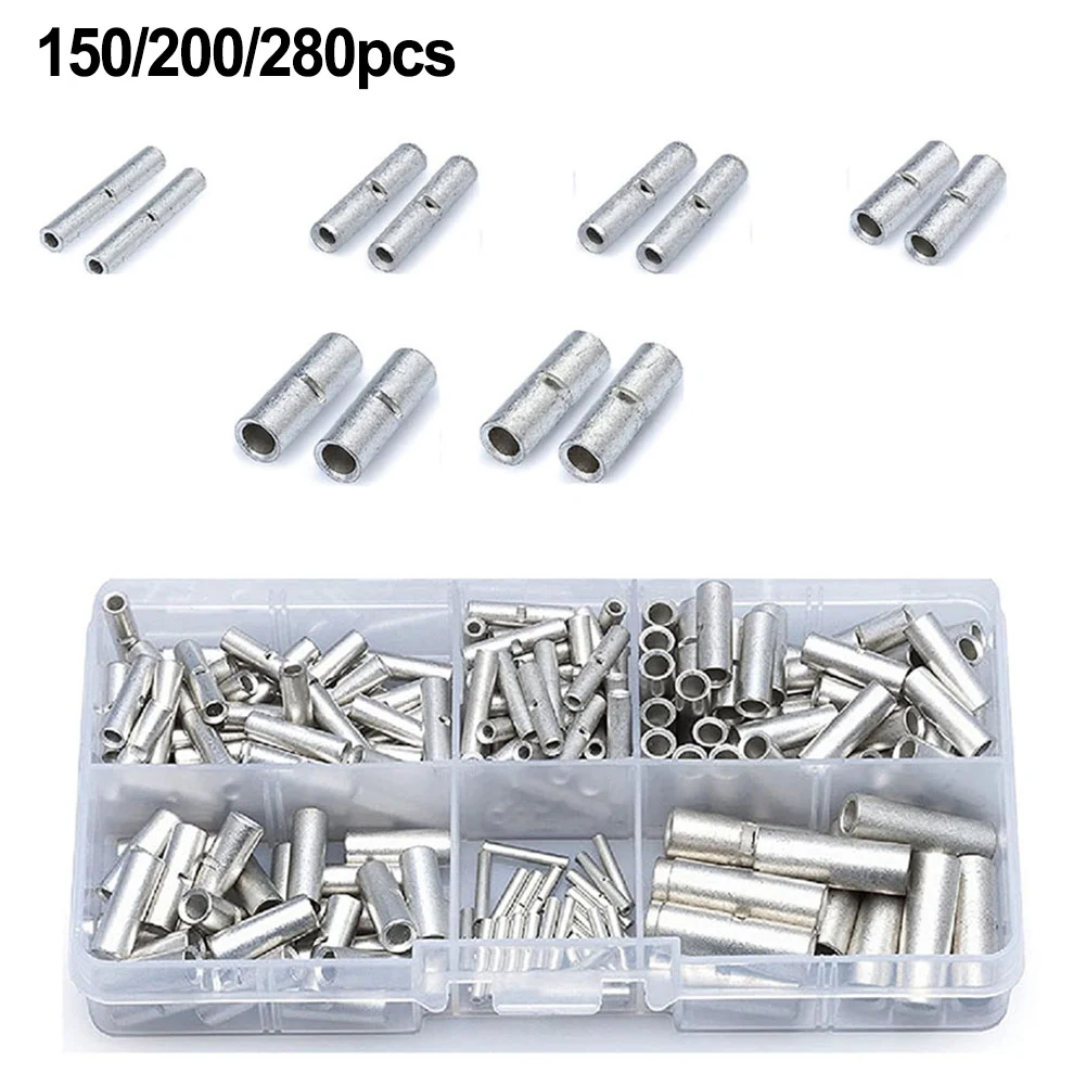 Non Insulated Butt Connectors Wire Butt Connectors Wire Connectors For Auto DIY Solar Power Parts & Accessories
Non Insulated Butt Connectors Wire Butt Connectors Wire Connectors For Auto DIY Solar Power Parts & Accessories