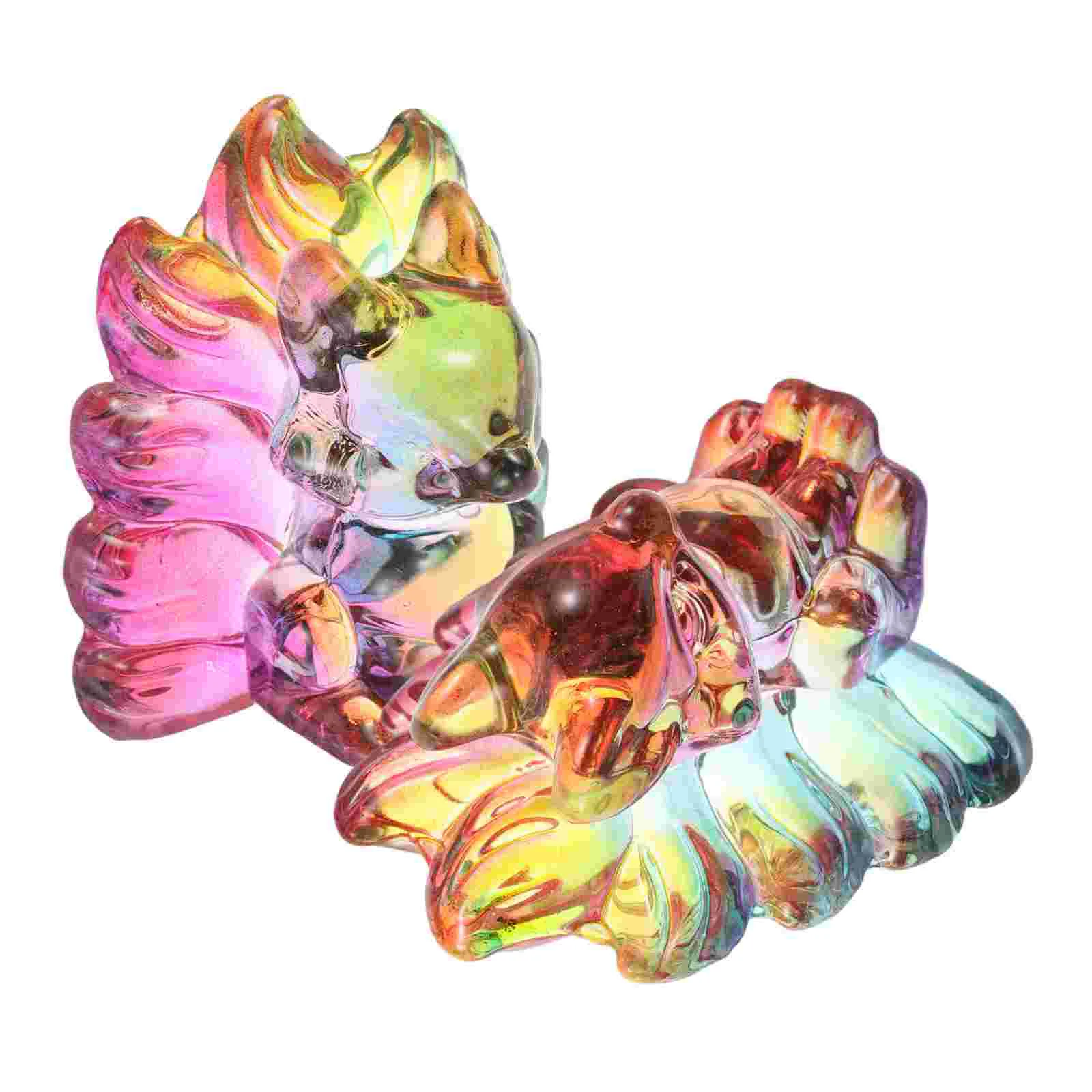 2 Pcs Fox Ornament Crystal Statue Display Glass Figurines Natural Decorations Car Ornaments Sculpture
2 Pcs Fox Ornament Crystal Statue Display Glass Figurines Natural Decorations Car Ornaments Sculpture