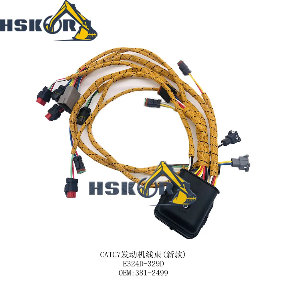 New E324D E325D Construction Machinery Parts Bagger Kabelbaum 381-2499 3812499 C7 381-2499 Motor Kabelbaum
New E324D E325D Construction Machinery Parts Bagger Kabelbaum 381-2499 3812499 C7 381-2499 Motor Kabelbaum