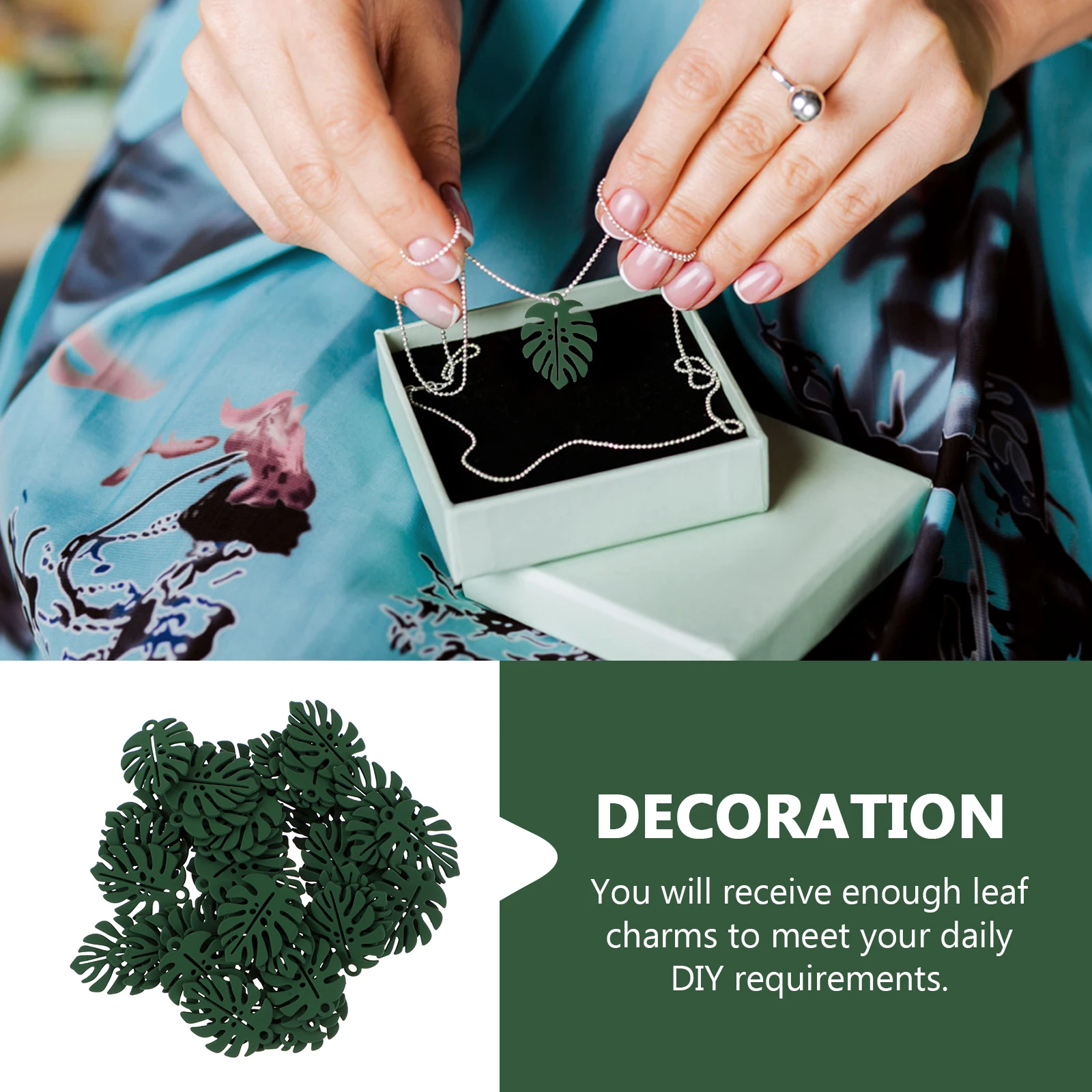 50 Pcs Retro Alloy Earrings Necklace Accessories Jewelry Making Supplies Leaf Charms Pendants Palm Monstera for Jewellery
50 Pcs Retro Alloy Earrings Necklace Accessories Jewelry Making Supplies Leaf Charms Pendants Palm Monstera for Jewellery