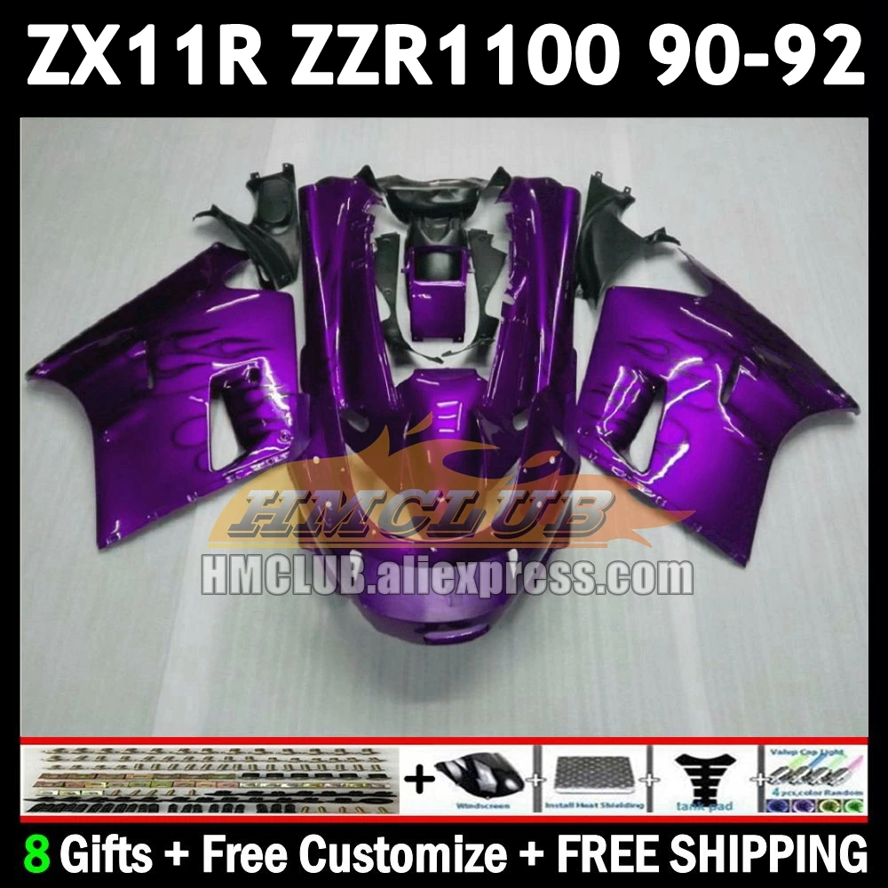 Body For KAWASAKI NINJA ZX-11R ZZR 1100 CC 1990 hot purple 1991 1992 173No.115 ZX-11 ZZR1100 ZX 11R 11 R ZX11R 90 91 92 Fairing
Body For KAWASAKI NINJA ZX-11R ZZR 1100 CC 1990 hot purple 1991 1992 173No.115 ZX-11 ZZR1100 ZX 11R 11 R ZX11R 90 91 92 Fairing