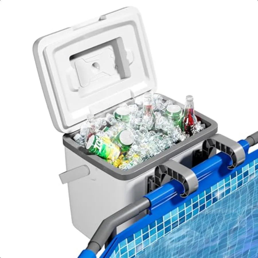 13.74 Qt Pool Cooler for Above Ground Pools Portable Poolside Cooler Keeps Ice for Up to 72 Hours Insulated Hard Coolers with H
13.74 Qt Pool Cooler for Above Ground Pools Portable Poolside Cooler Keeps Ice for Up to 72 Hours Insulated Hard Coolers with H