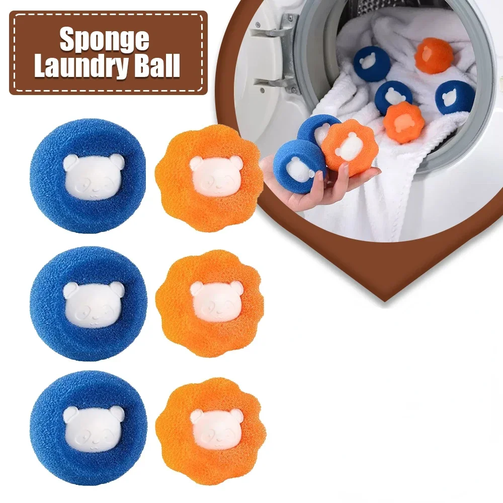 6pcs Sponge Laundry Ball Kit for Washing Machine Reusable Pet Hair Remover Balls Home Cleaning Lint Fuzz Fiber Collector
6pcs Sponge Laundry Ball Kit for Washing Machine Reusable Pet Hair Remover Balls Home Cleaning Lint Fuzz Fiber Collector