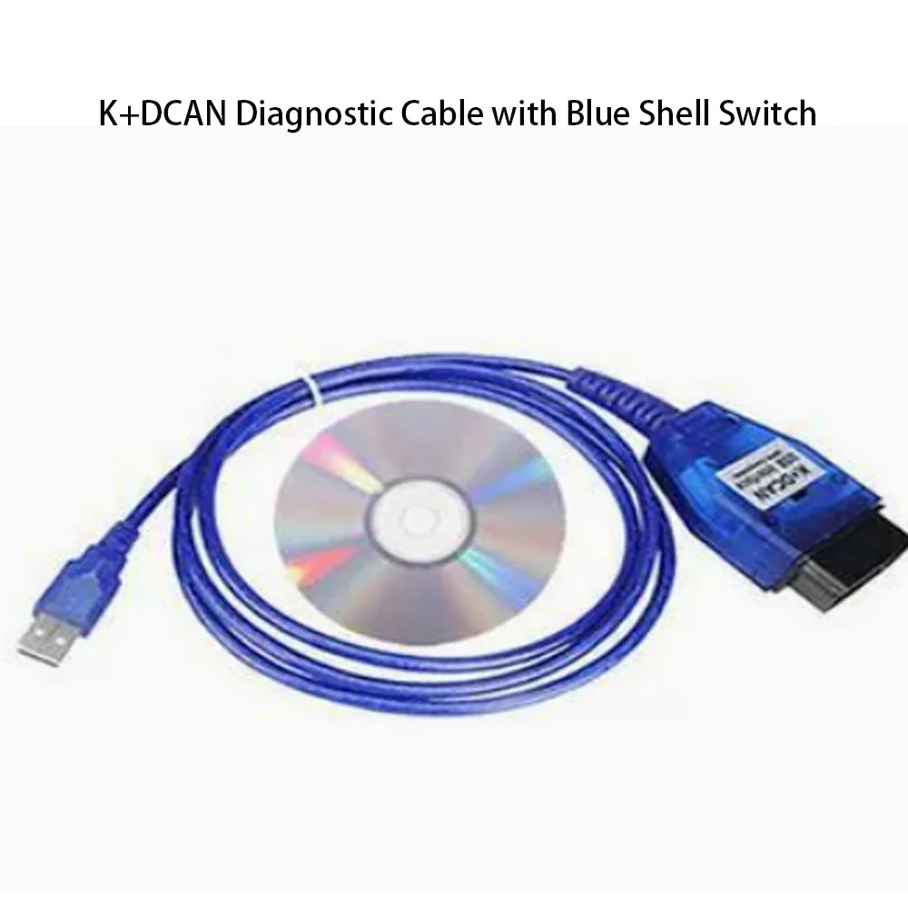 K+CAN K+DCAN USB Diagnostic Cable With Blue Shell Toggle Switch OBD2 Interface For Auto Fault Diagnosis & Vehicle Coding Program
K+CAN K+DCAN USB Diagnostic Cable With Blue Shell Toggle Switch OBD2 Interface For Auto Fault Diagnosis & Vehicle Coding Program