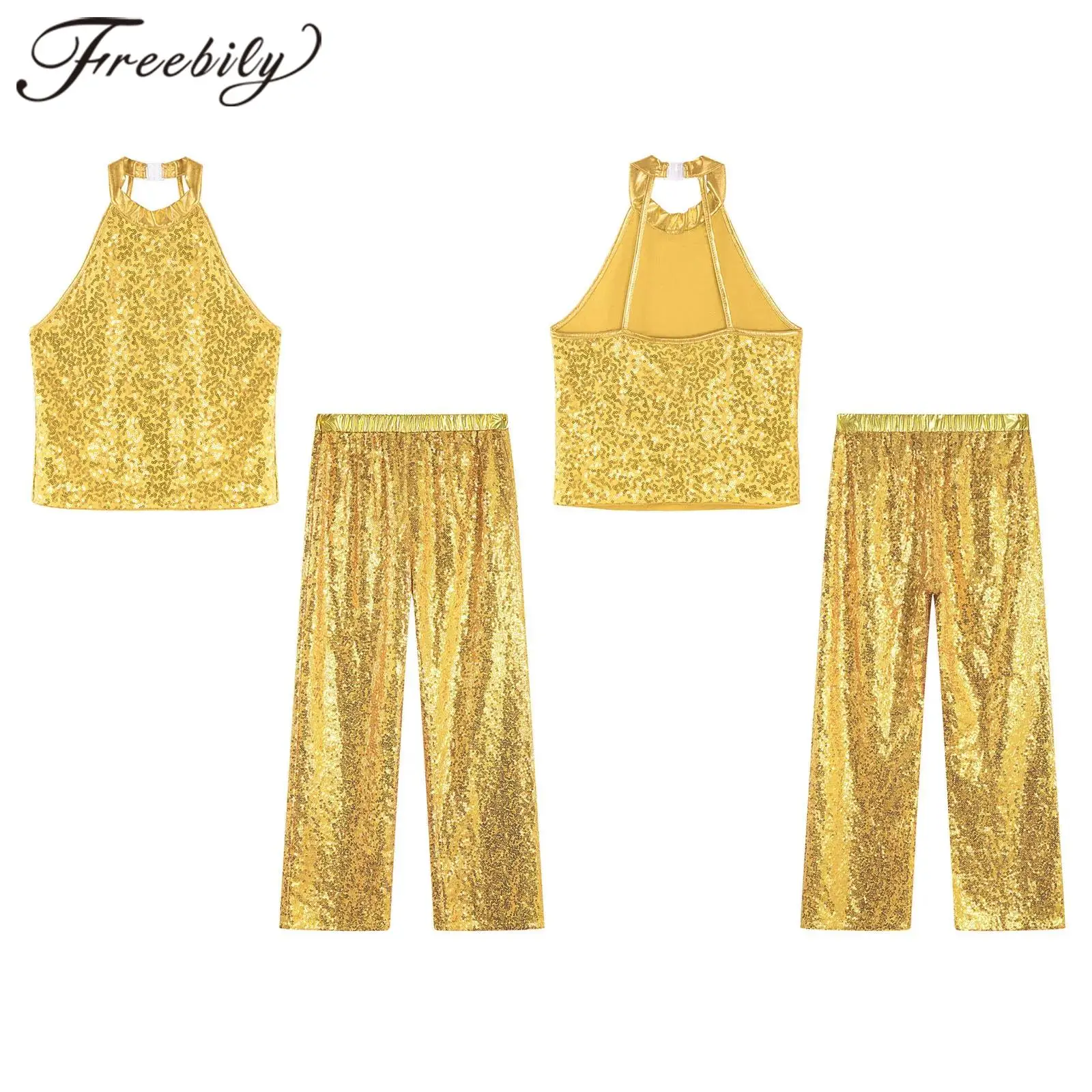 Teens 70s 80s Disco Suits Modern Jazz Dance Performance Outfit Kids Girls Hip Hop Dance Outfit Sequin Cheerleading Costume
Teens 70s 80s Disco Suits Modern Jazz Dance Performance Outfit Kids Girls Hip Hop Dance Outfit Sequin Cheerleading Costume