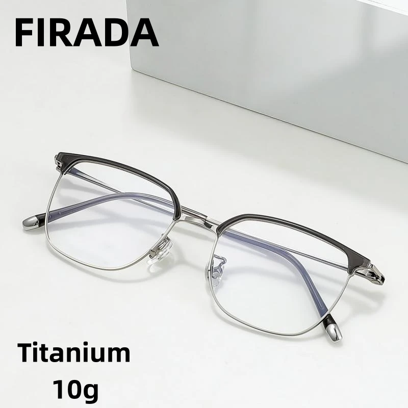 FIRADA модные удобные квадратные очки ретро очки из чистого титана оптические очки по рецепту оправа для мужчин и женщин MP110-BM
FIRADA модные удобные квадратные очки ретро очки из чистого титана оптические очки по рецепту оправа для мужчин и женщин MP110-BM