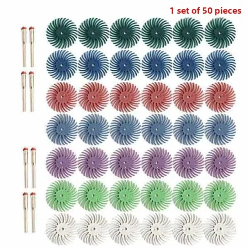 50Pcs 1inch Radial Bristle Disc Kit Mini Bristle Wheel Rotary Tool Abrasive for Metal Jewelry Wood Detail Polishing Disc
50Pcs 1inch Radial Bristle Disc Kit Mini Bristle Wheel Rotary Tool Abrasive for Metal Jewelry Wood Detail Polishing Disc