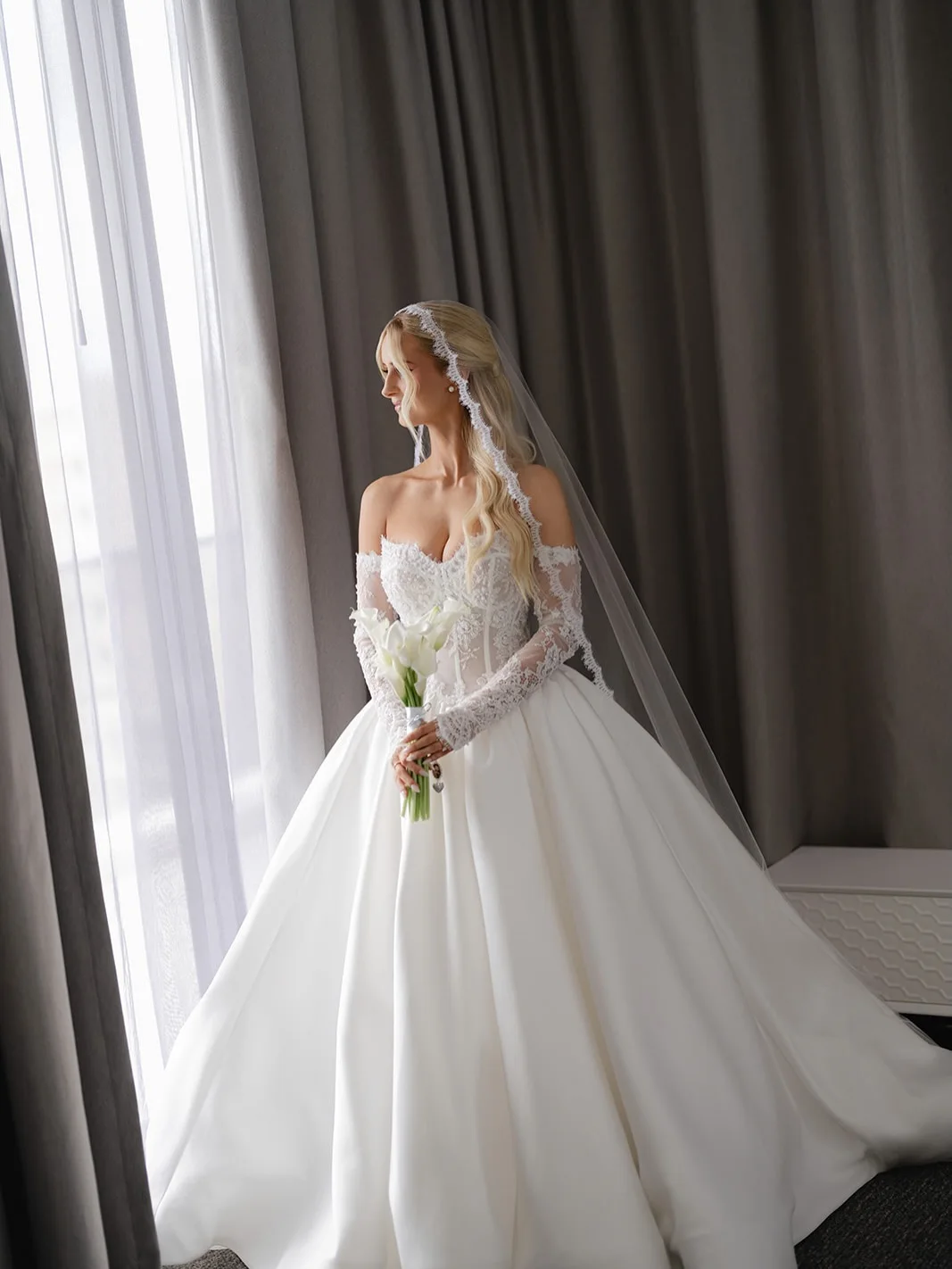 Customized Luxurious Sweetheart Neckline Corset Lace Top Ball Gown Wedding Dress Detachable Bridal Gown Vestidos De Novia
Customized Luxurious Sweetheart Neckline Corset Lace Top Ball Gown Wedding Dress Detachable Bridal Gown Vestidos De Novia