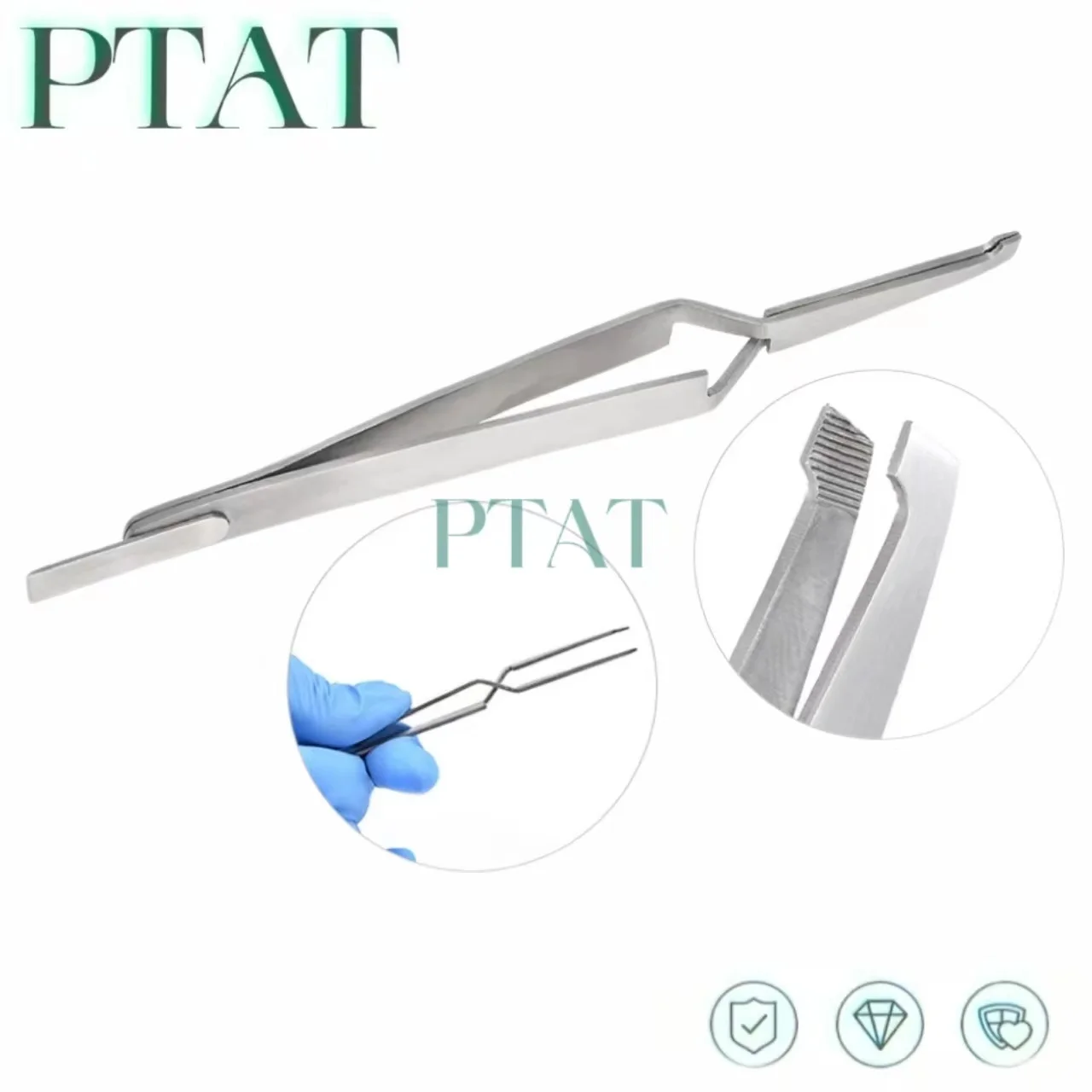 1Pcs Dental Bracket Tweezers Orthodontic Reverse Action Serrated Dentistry Instruments Stainless Steel Dental Tools Dentisty
1Pcs Dental Bracket Tweezers Orthodontic Reverse Action Serrated Dentistry Instruments Stainless Steel Dental Tools Dentisty