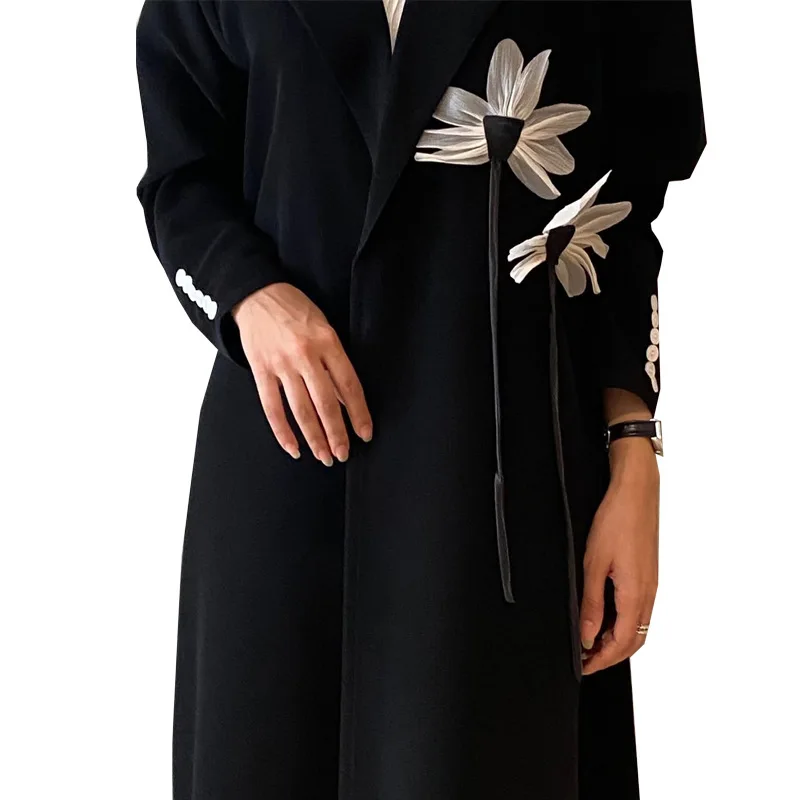 Dubai Flower Kimono Cardigan Abaya Dress Modest Muslim Women Long Robe Islam Jalabiya Kebaya Caftan Marocain Femme Kaftan Gown
Dubai Flower Kimono Cardigan Abaya Dress Modest Muslim Women Long Robe Islam Jalabiya Kebaya Caftan Marocain Femme Kaftan Gown