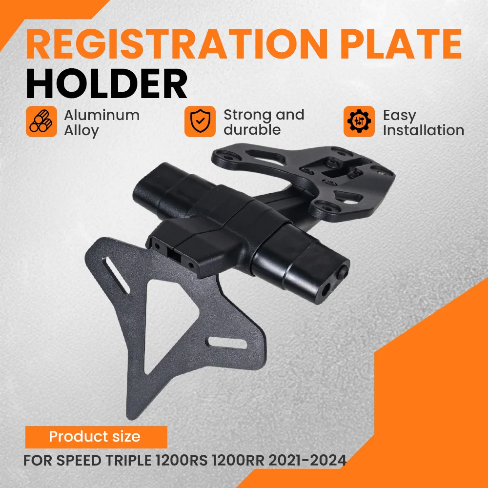 Держатель номерного знака мотоцикла, хвостовой элиминатор, модифицированные стальные аксессуары для Speed Triple 1200RS 1200RR 1200RS RR 2021-2024
Держатель номерного знака мотоцикла, хвостовой элиминатор, модифицированные стальные аксессуары для Speed Triple 1200RS 1200RR 1200RS RR 2021-2024
