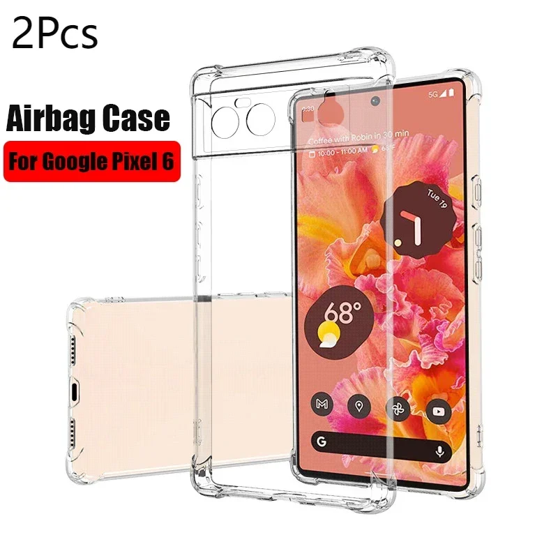 2pcs For Google Pxel 8 8Pro Case Airbag Shockproof Coque For Google Pixel 8 Pro Pixel7 7Pro Anti-fall Protective Shell Cover
2pcs For Google Pxel 8 8Pro Case Airbag Shockproof Coque For Google Pixel 8 Pro Pixel7 7Pro Anti-fall Protective Shell Cover