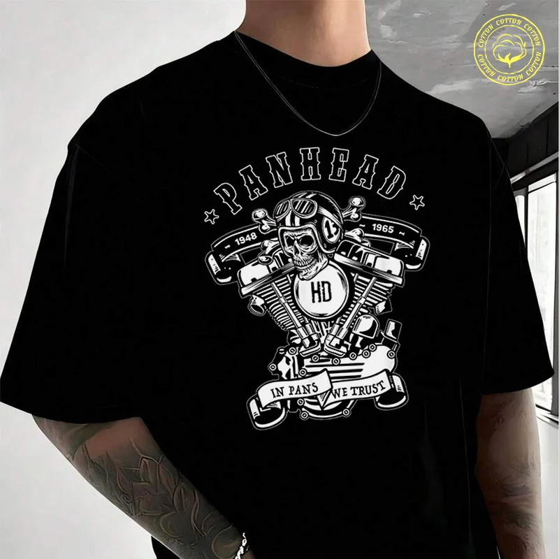 Men Cotton T-Shirt Motorcycle Rockabilly Skull Moto T Shirt O-neck Short Sleeve Tees Fashion Hip Hop Tshirt
Men Cotton T-Shirt Motorcycle Rockabilly Skull Moto T Shirt O-neck Short Sleeve Tees Fashion Hip Hop Tshirt