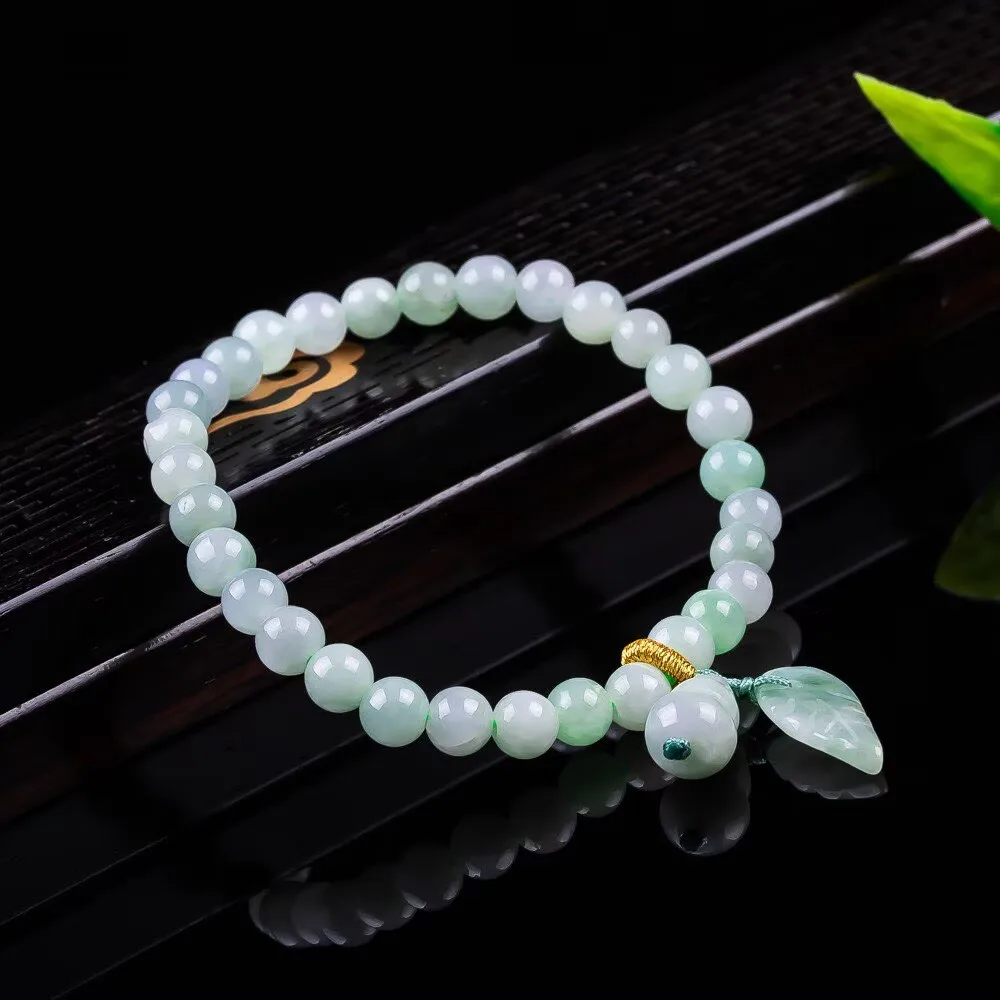 Customized Natural Emerald Leaf Gourd Beads Hand Knotting Diy Bracelet Accessories DIY Jewellery Fashion Woman Luck Amulet New
Customized Natural Emerald Leaf Gourd Beads Hand Knotting Diy Bracelet Accessories DIY Jewellery Fashion Woman Luck Amulet New
