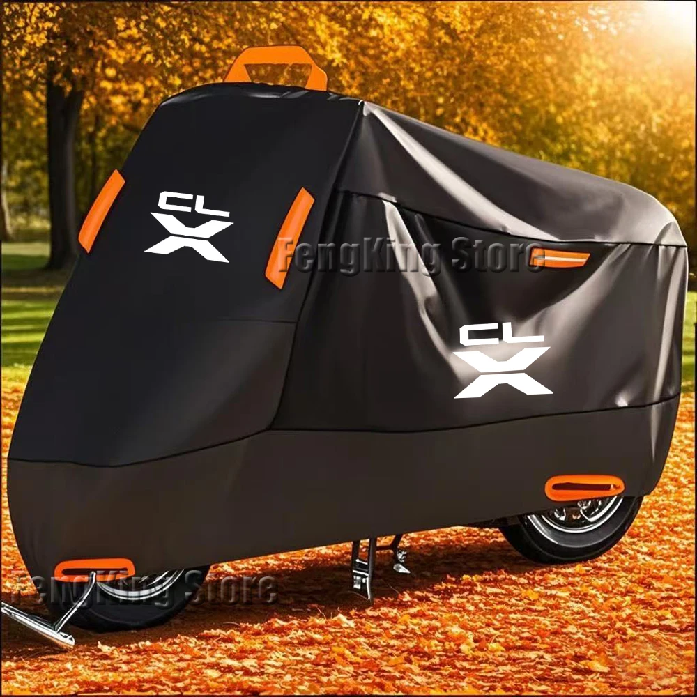 For CFMOTO CLX 700 700CL-X Motorcycle Cover Waterproof Outdoor All Season Dust UV Protective Scooter Motorbike Rain Cover
For CFMOTO CLX 700 700CL-X Motorcycle Cover Waterproof Outdoor All Season Dust UV Protective Scooter Motorbike Rain Cover