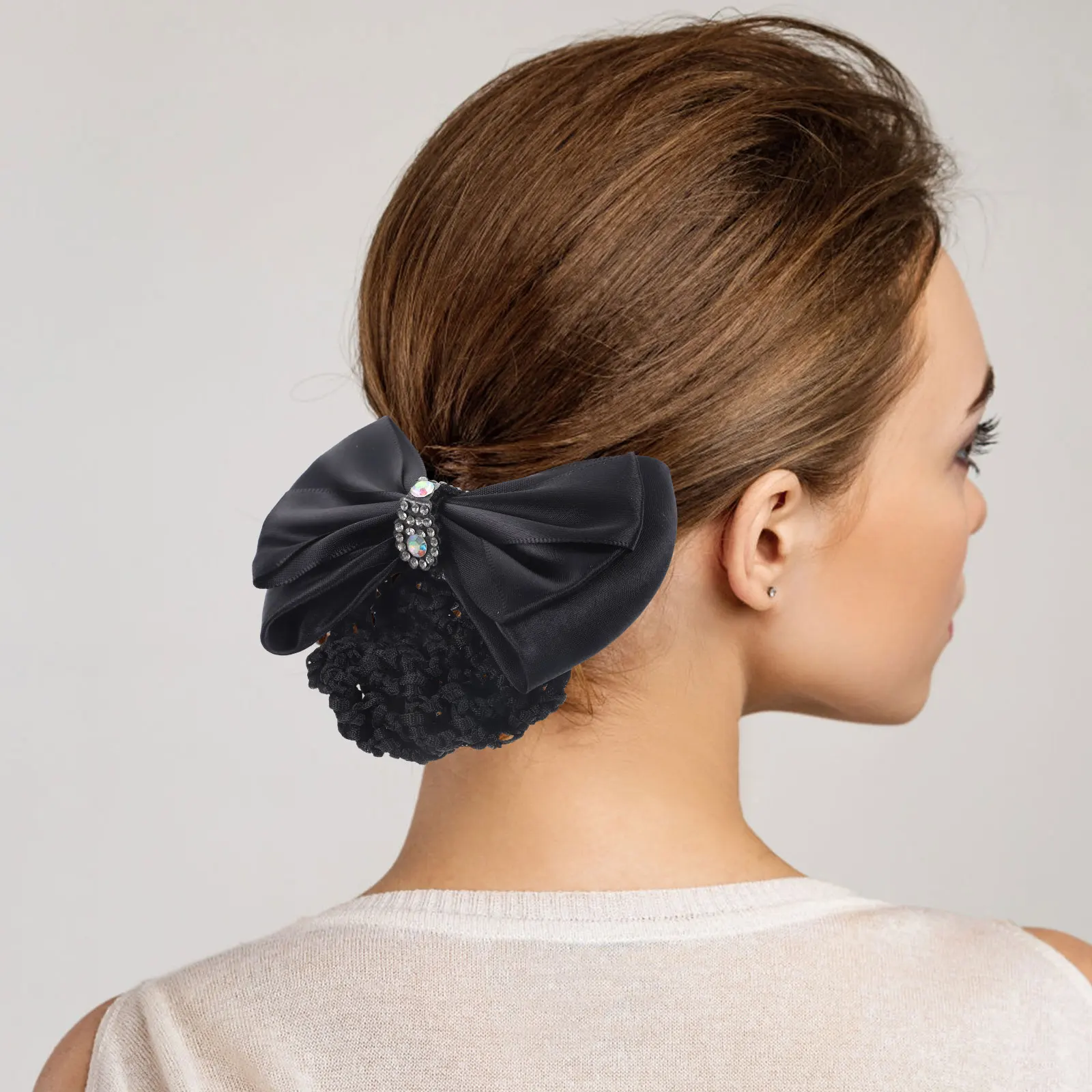 2Pcs Black Gold Edge Hair Nets Bun Covers Bow Decorations for Women Nurses Hairstyles Lightweight Hair Accessories
2Pcs Black Gold Edge Hair Nets Bun Covers Bow Decorations for Women Nurses Hairstyles Lightweight Hair Accessories
