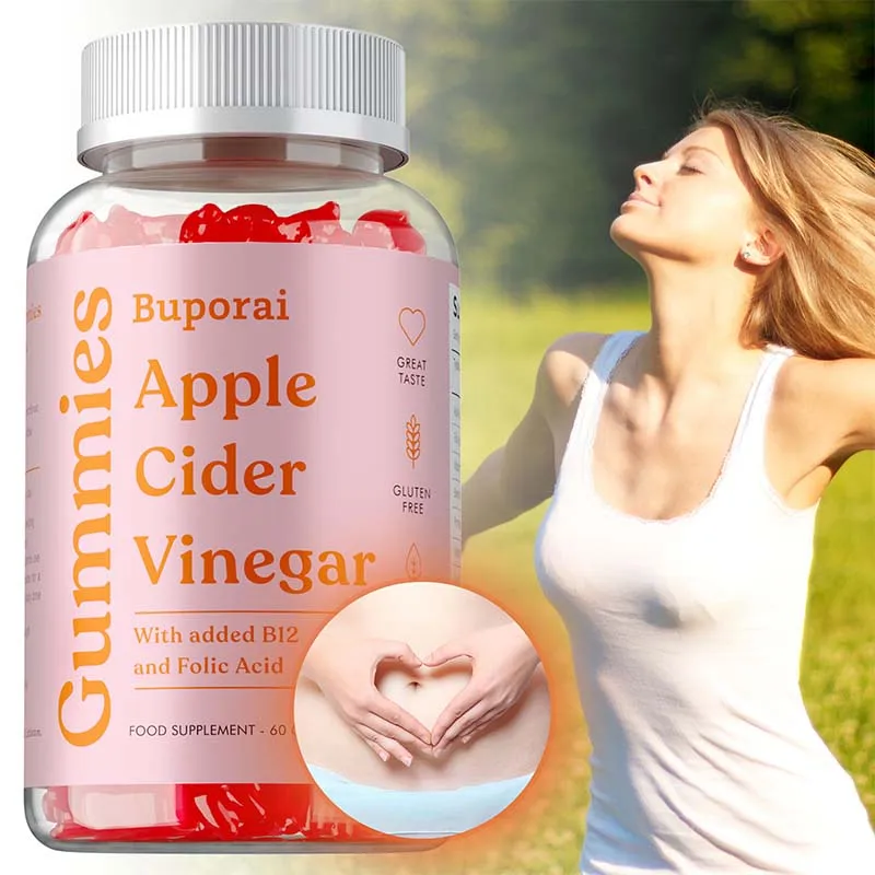 Apple Cider Vinegar Gummies - Supports Immune Function, Promotes Healthy Hair, Skin and Nails, Reduces Fatigue, Gluten-free
Apple Cider Vinegar Gummies - Supports Immune Function, Promotes Healthy Hair, Skin and Nails, Reduces Fatigue, Gluten-free