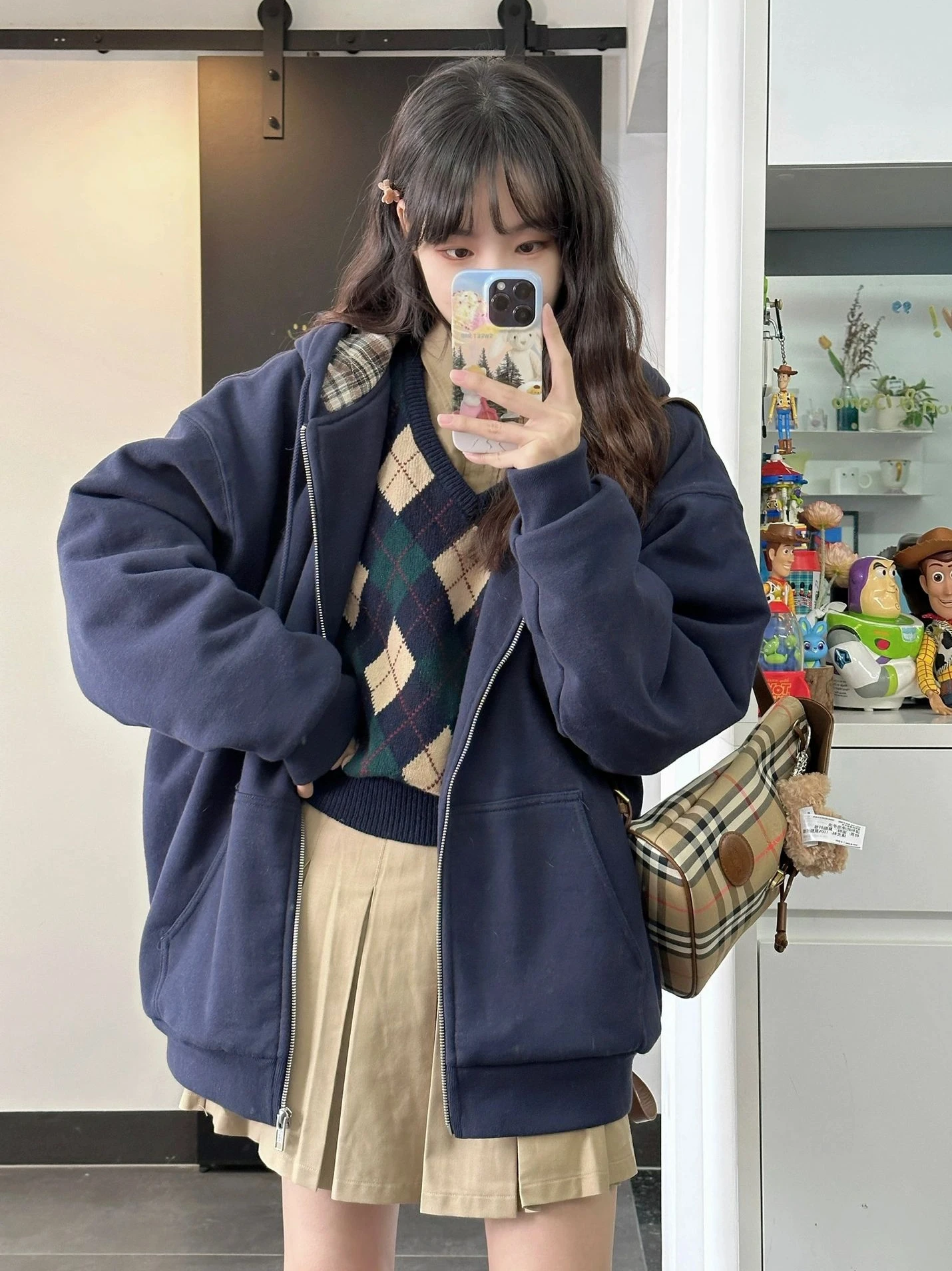 American Style Lazy Loose Hoodie Jacket Brandy Girl BM College Wind Cotton Enriched Zipper Closure Long Sleeve Autumn Winter ...
American Style Lazy Loose Hoodie Jacket Brandy Girl BM College Wind Cotton Enriched Zipper Closure Long Sleeve Autumn Winter ...